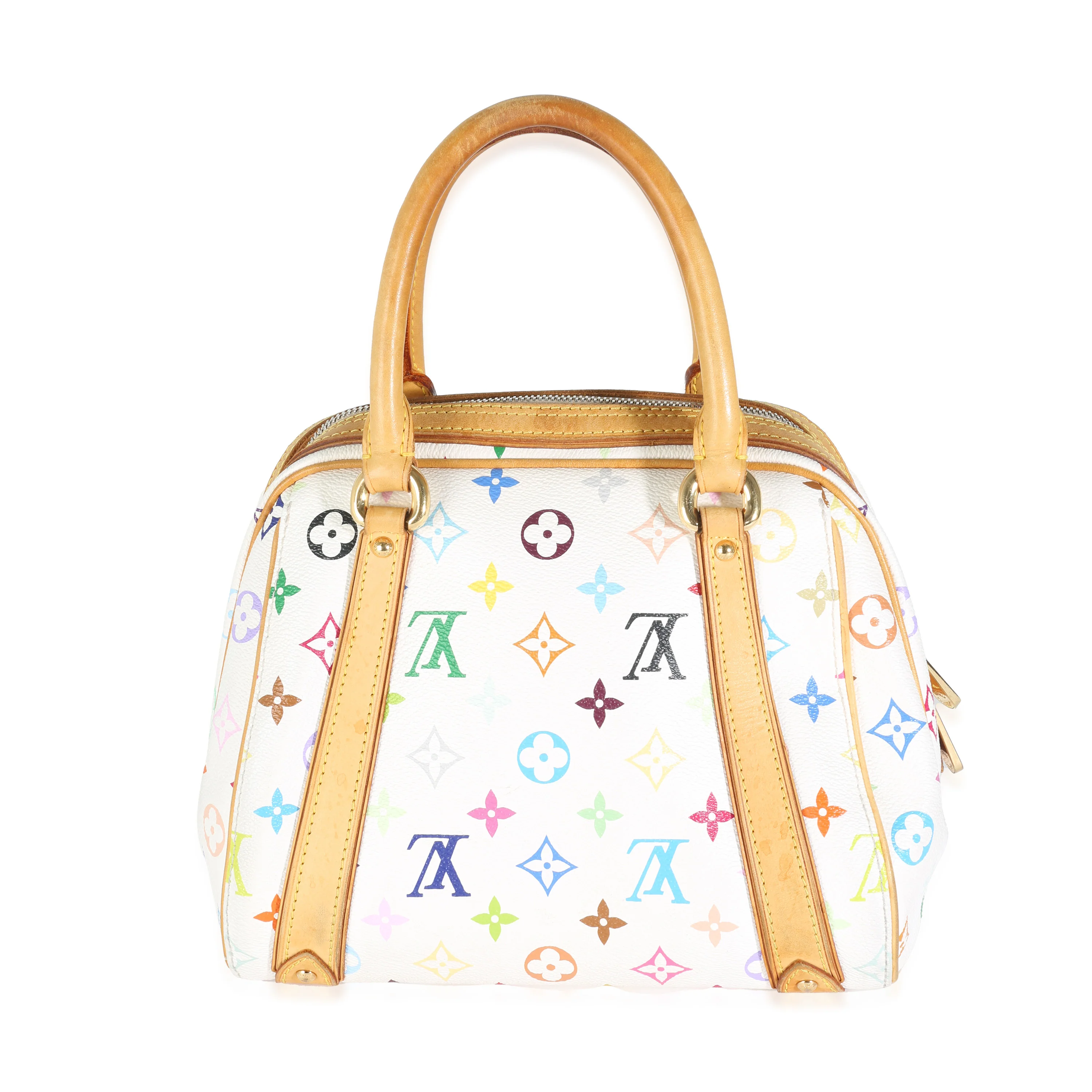 White Multicolor Monogram Canvas Priscilla - Image 4