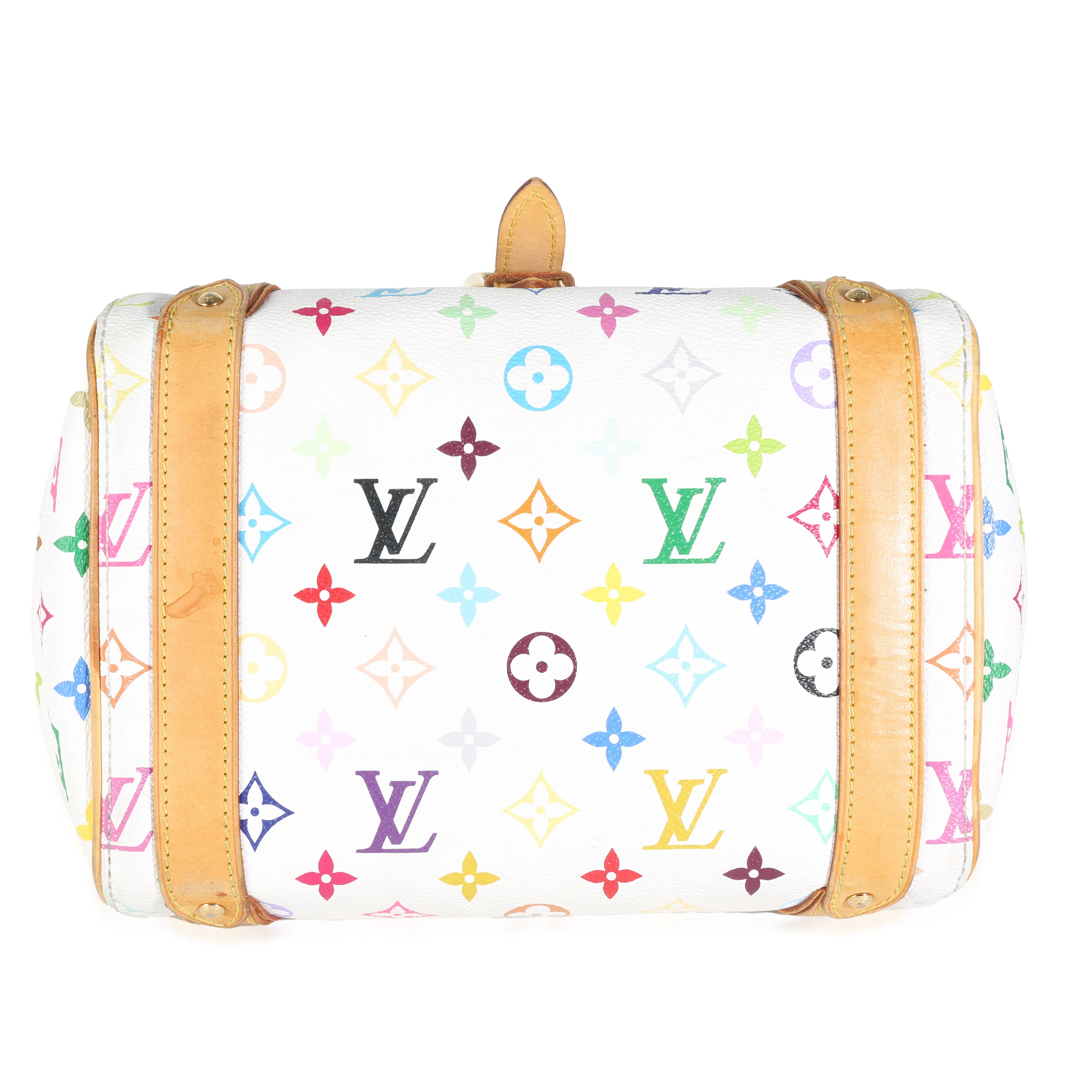White Multicolor Monogram Canvas Priscilla - Image 5