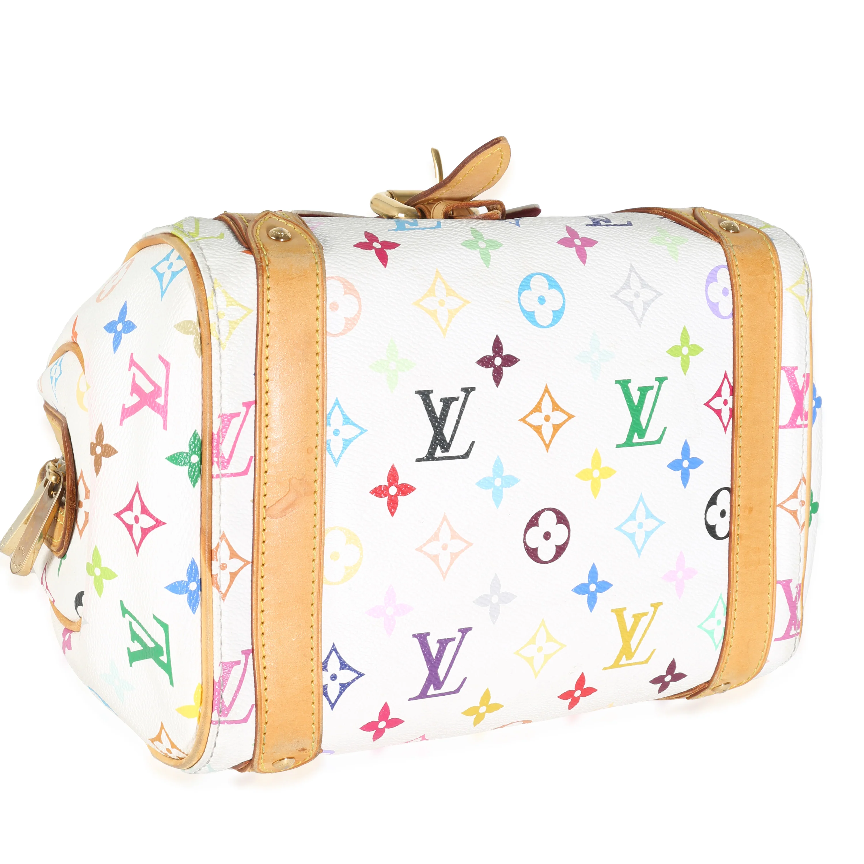 White Multicolor Monogram Canvas Priscilla - Image 6