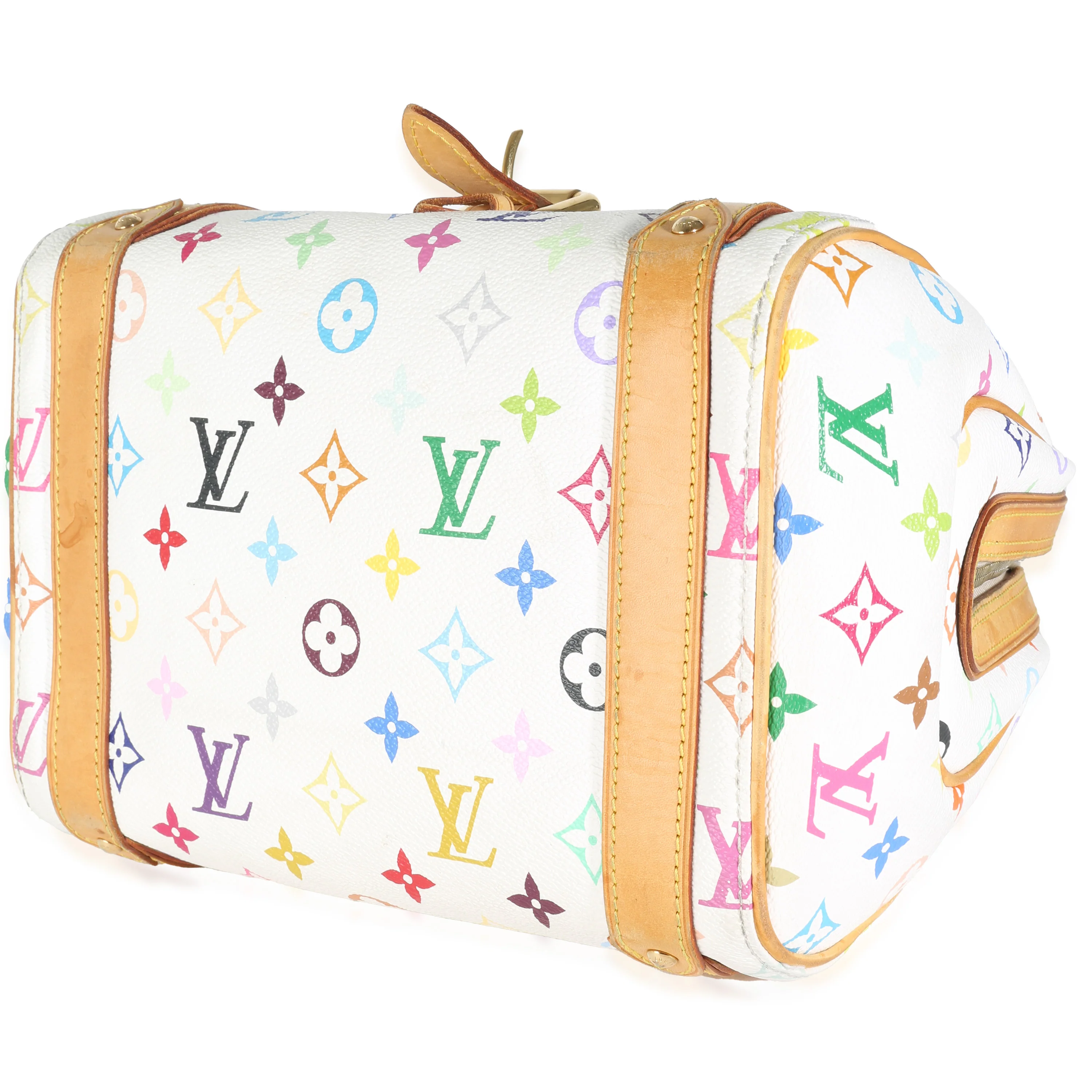 White Multicolor Monogram Canvas Priscilla - Image 7