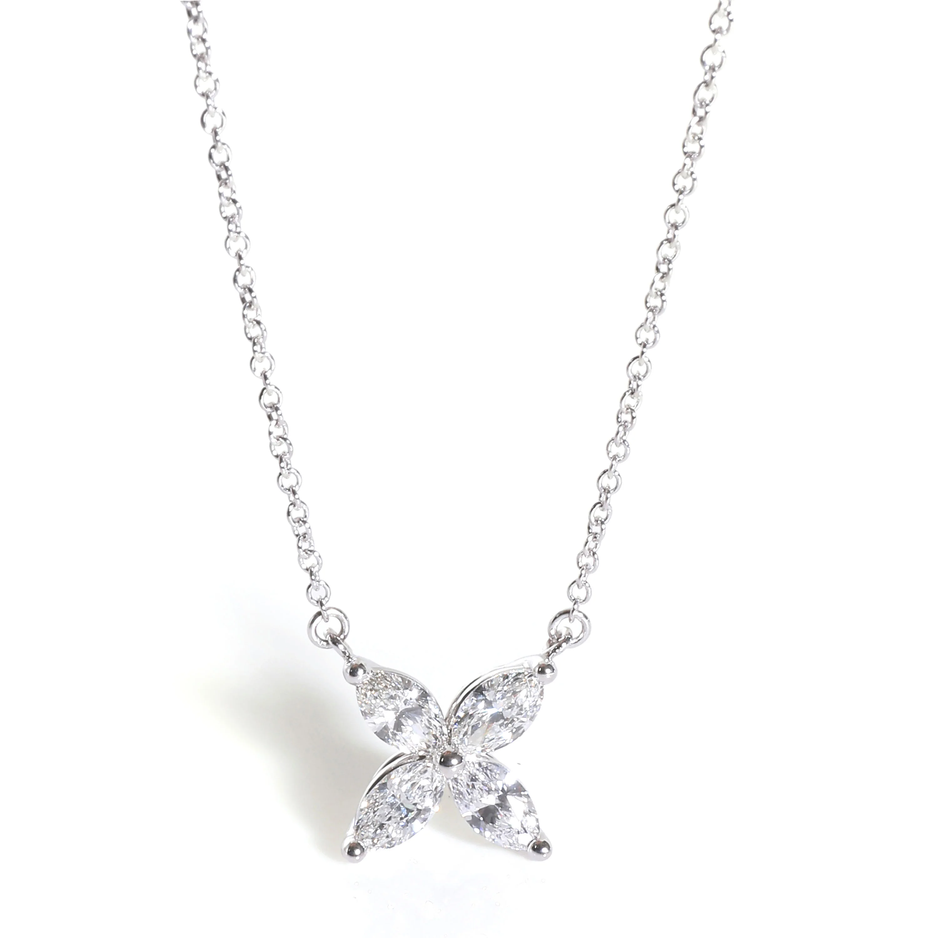 Victoria Diamond Pendant in Platinum 0.81 CTW