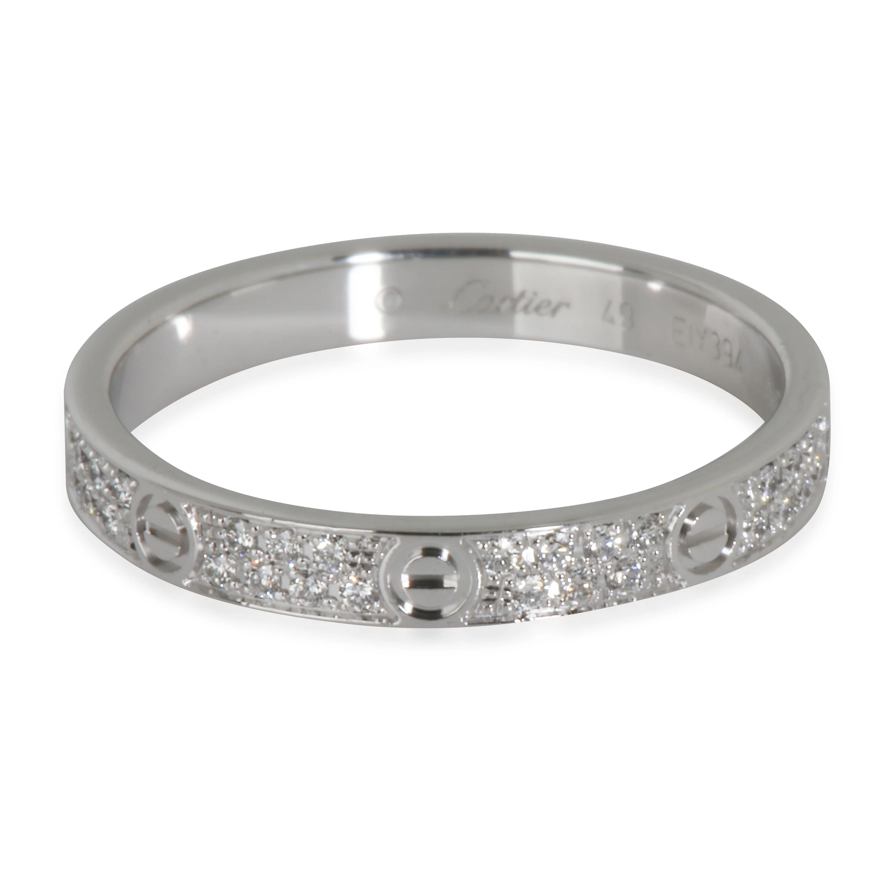 Love Ring, Small Model (White Gold, Diamonds) - Image 5