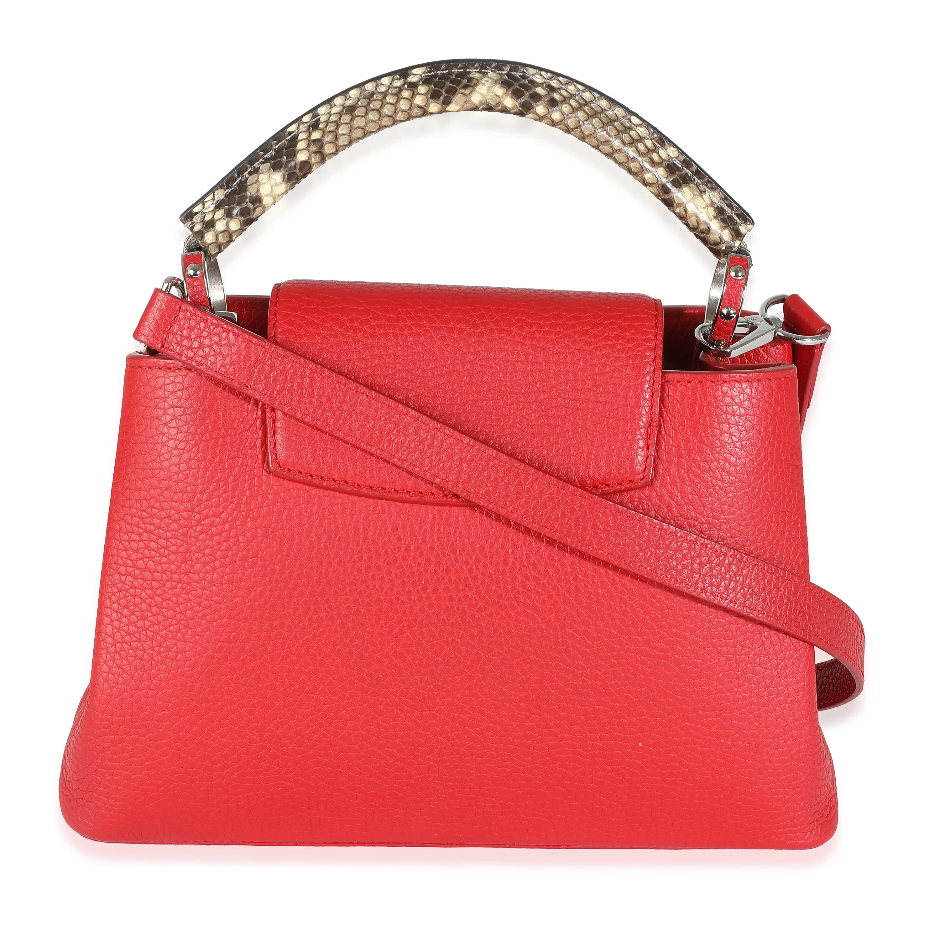 Rubis Taurillon Python Capucines BB - Image 4