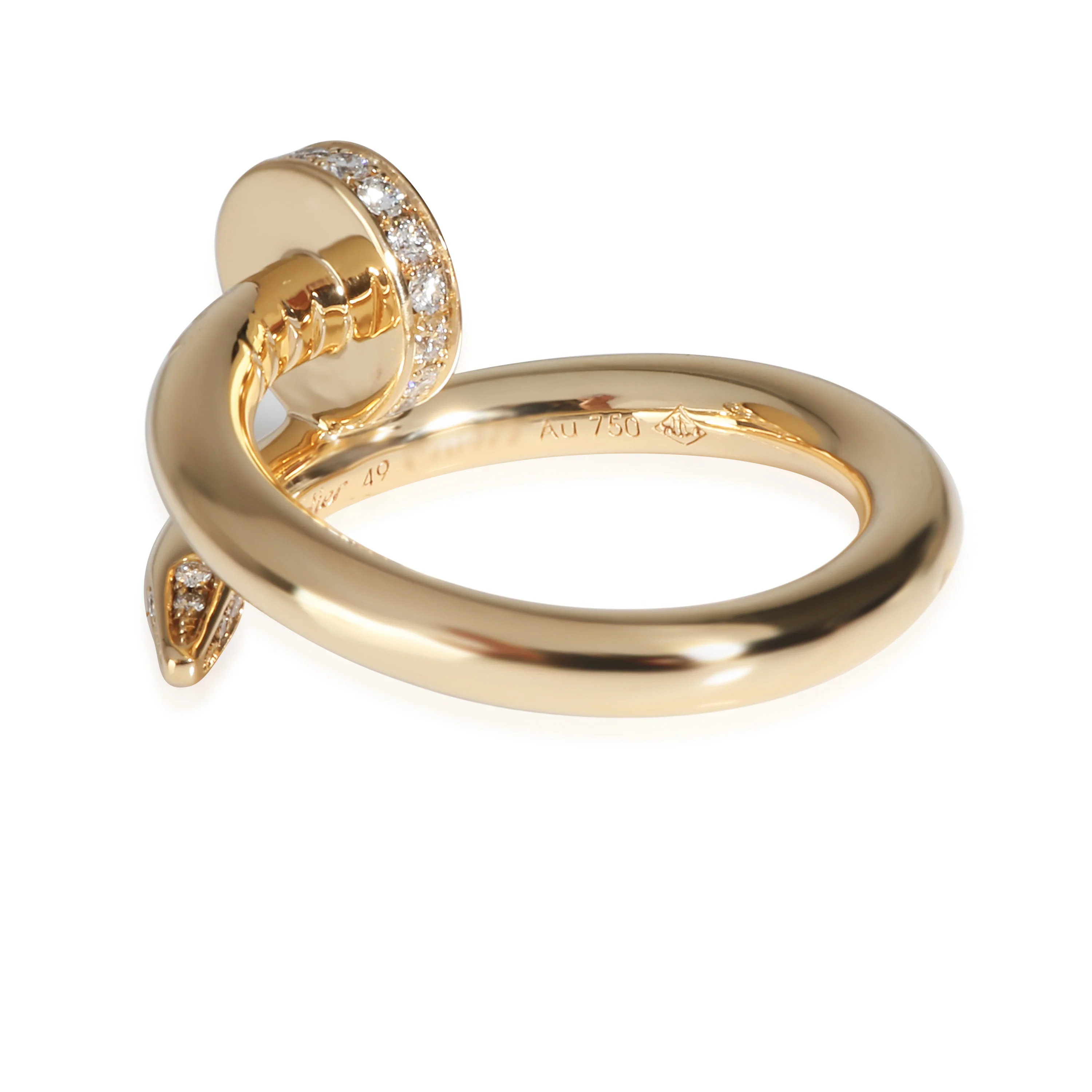 Juste Un Clou Ring, Diamonds (Yellow Gold) - Image 2