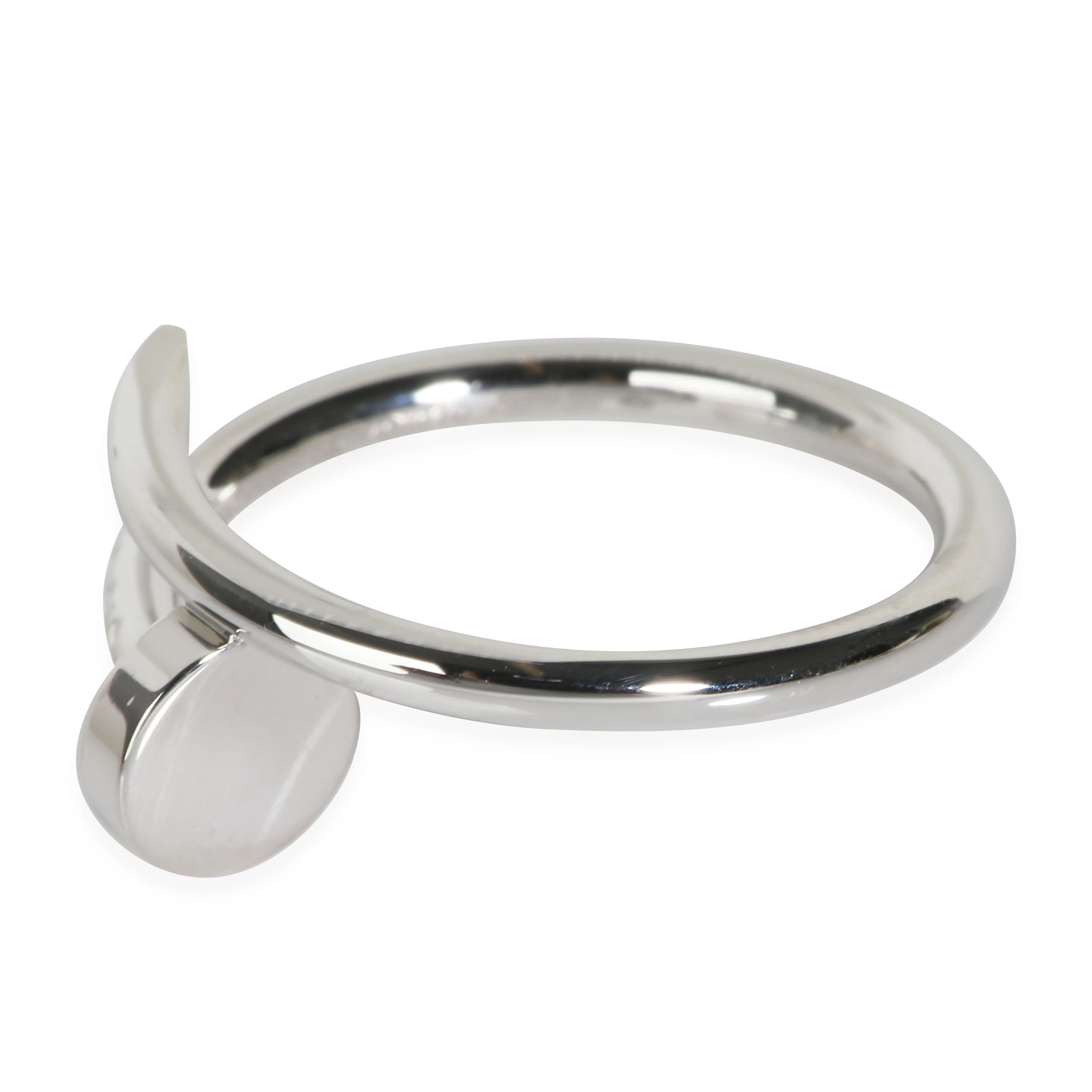 Juste Un Clou Ring, Small Model (White Gold) - Image 2