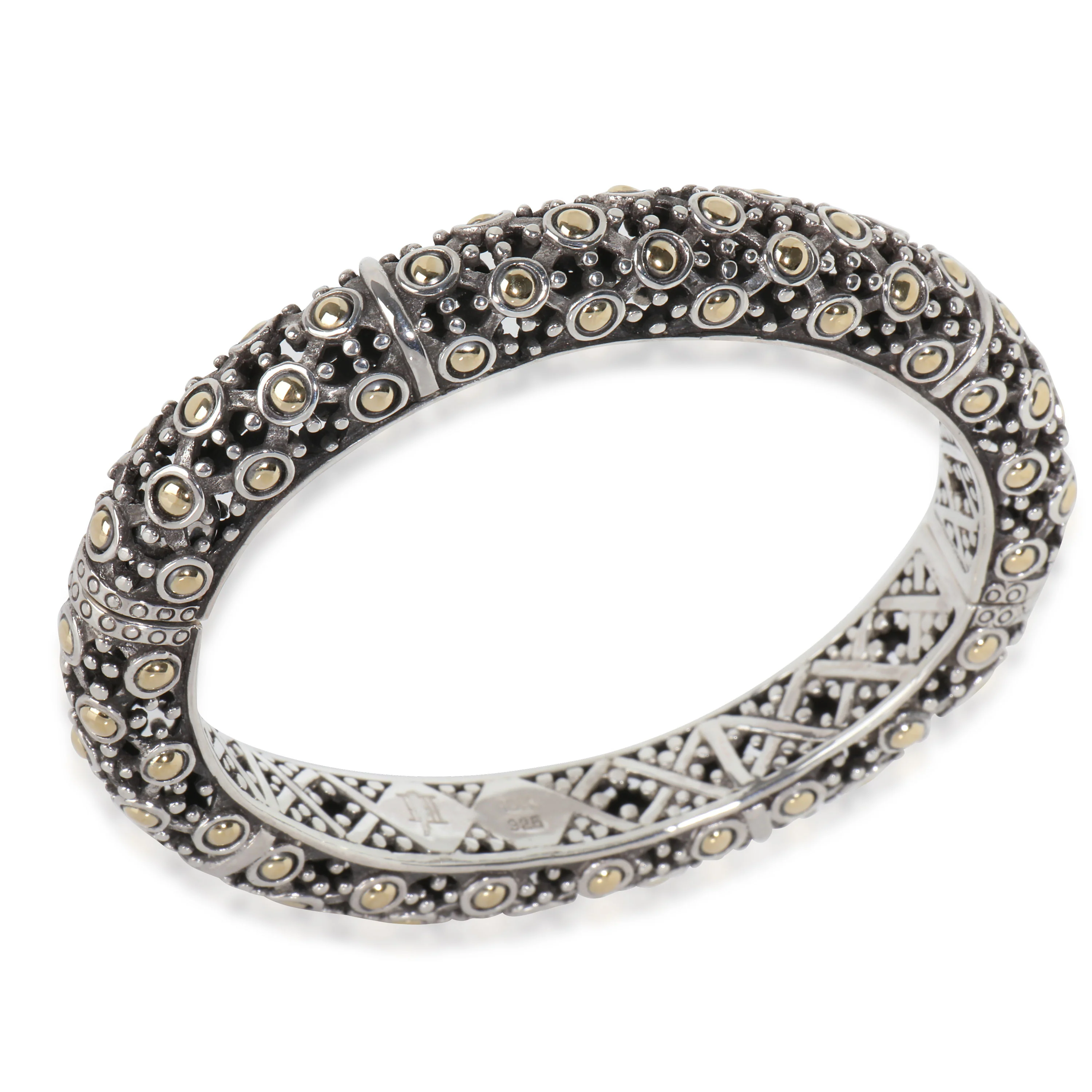 Dot Collection Bracelet in 18k Yellow Gold/Sterling Silver - Image 3