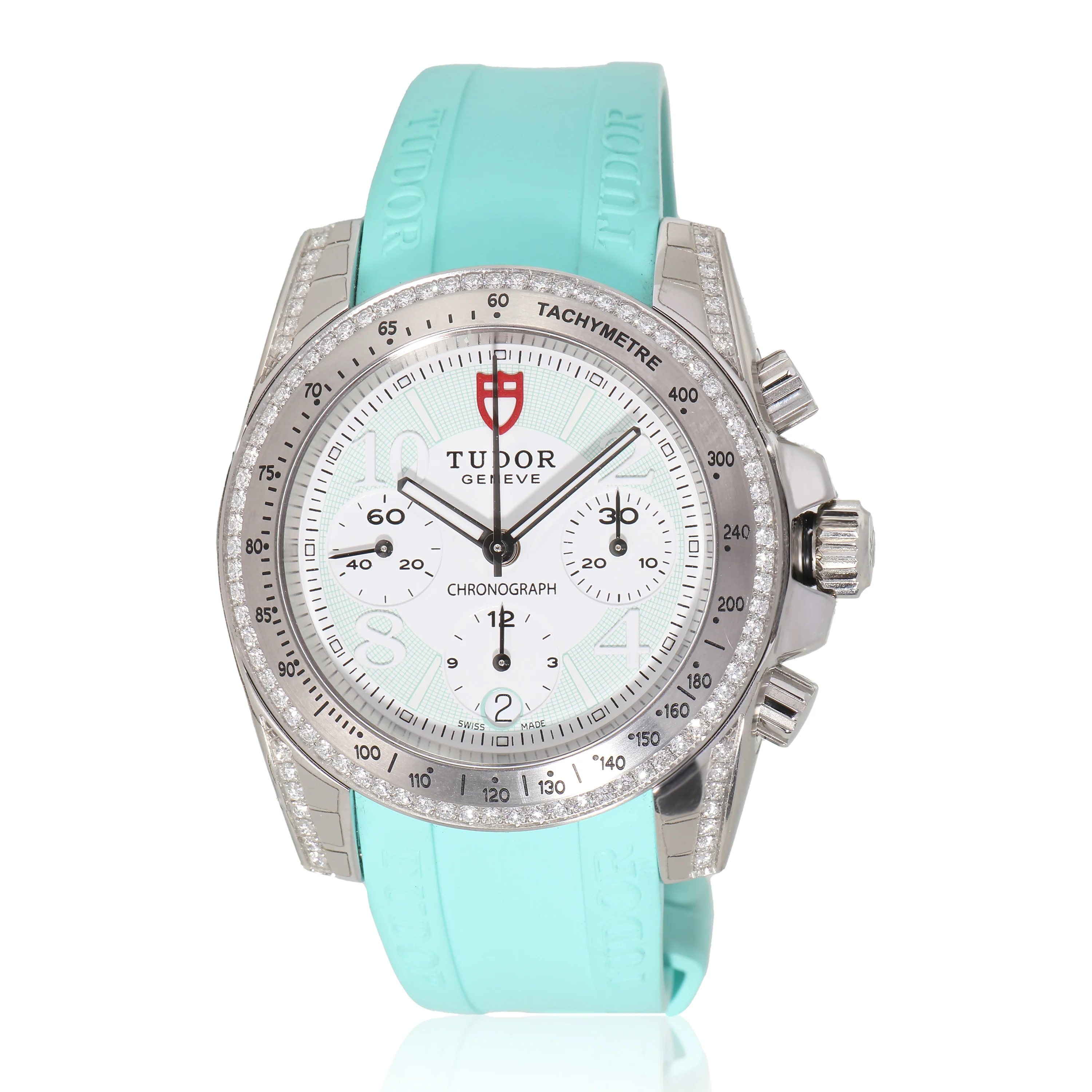 Grantour Chrono 20310 Unisex Watch in Stainless Steel 0.5 CTW
