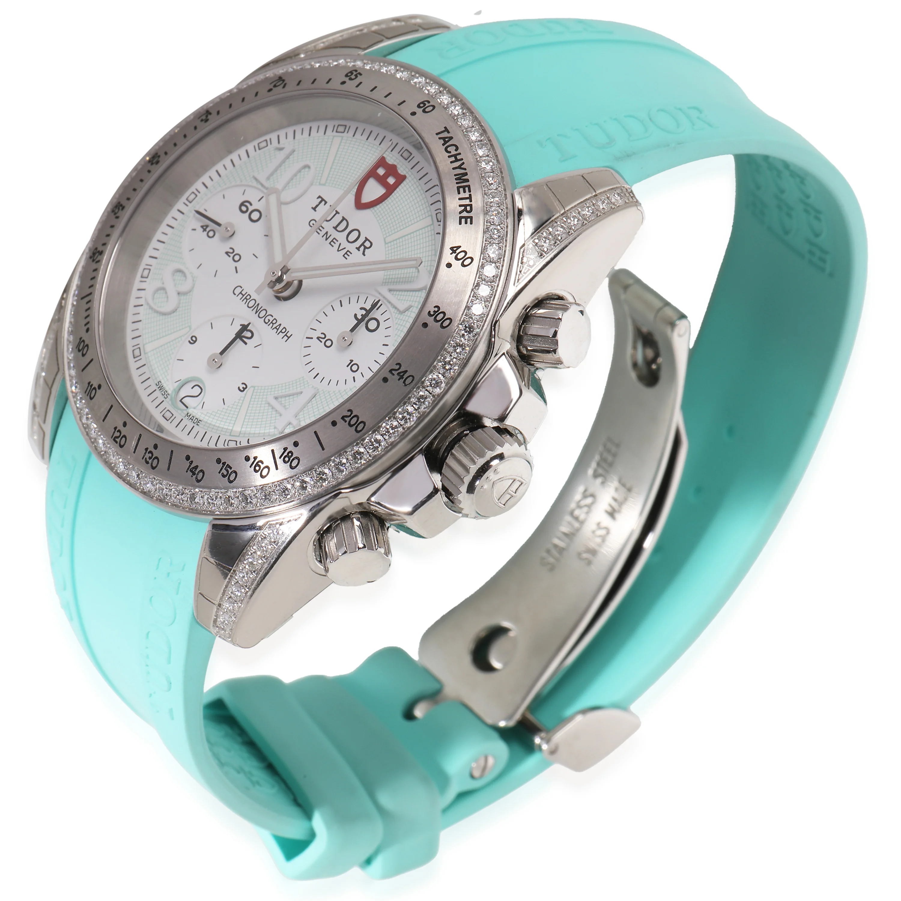 Grantour Chrono 20310 Unisex Watch in Stainless Steel 0.5 CTW - Image 3