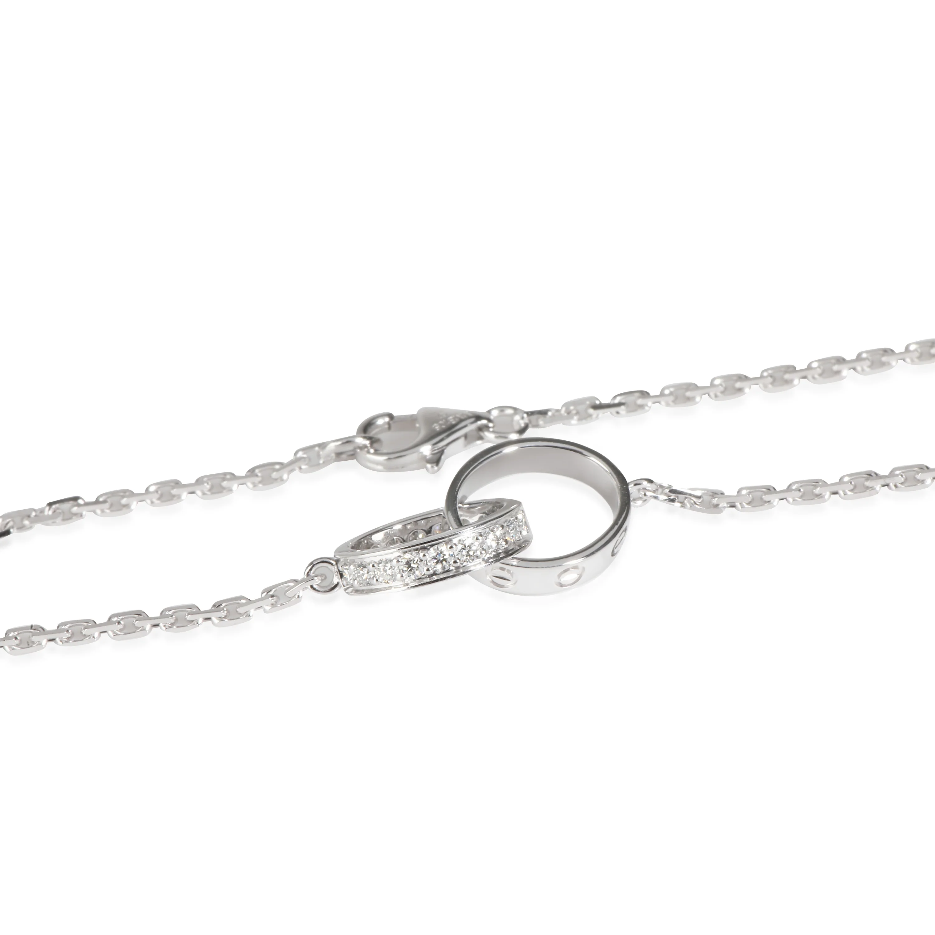Love Necklace, Diamonds (White Gold) - Image 3