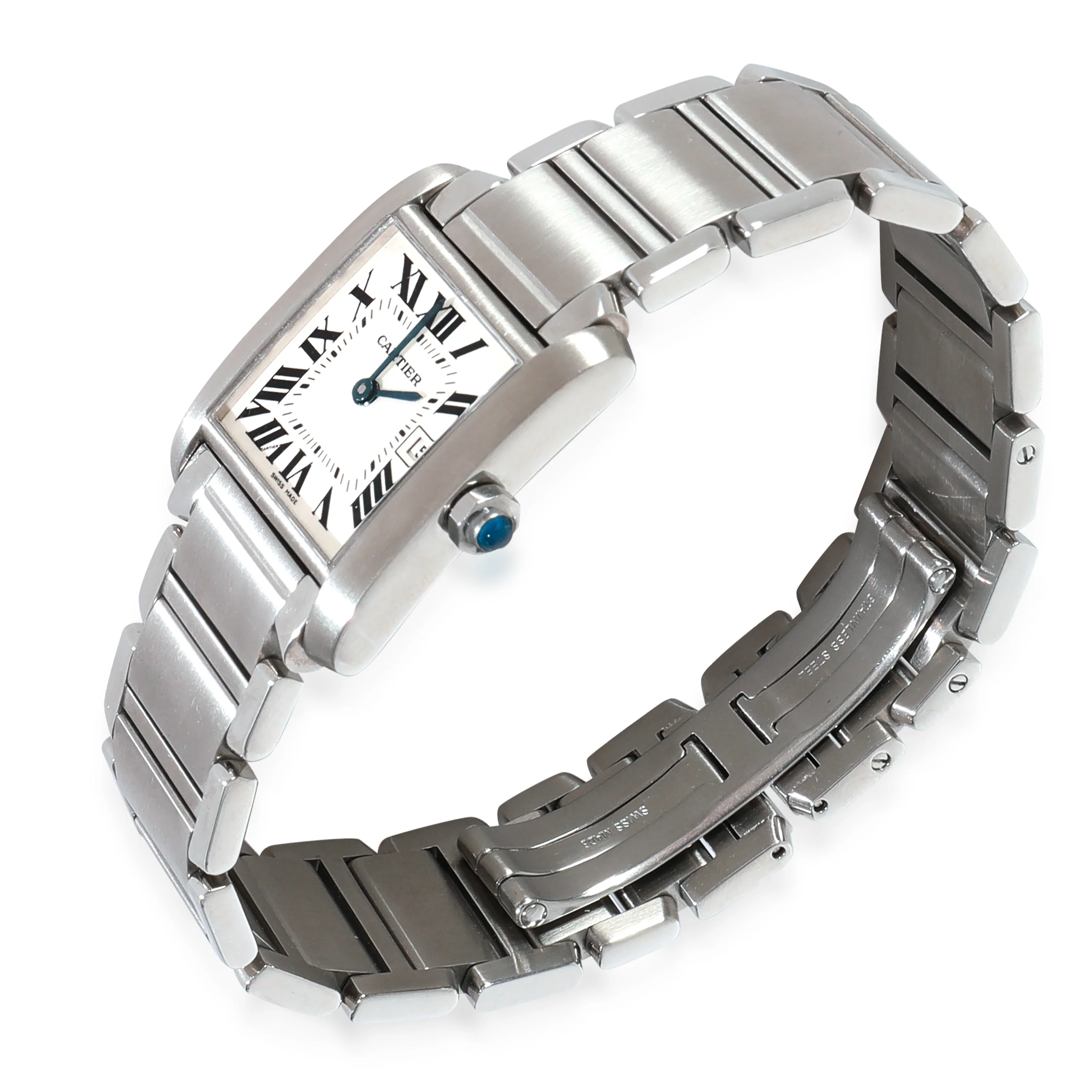 Tank Francaise de Cartier W51011Q3 Womens Watch in Stainless Steel - Image 3