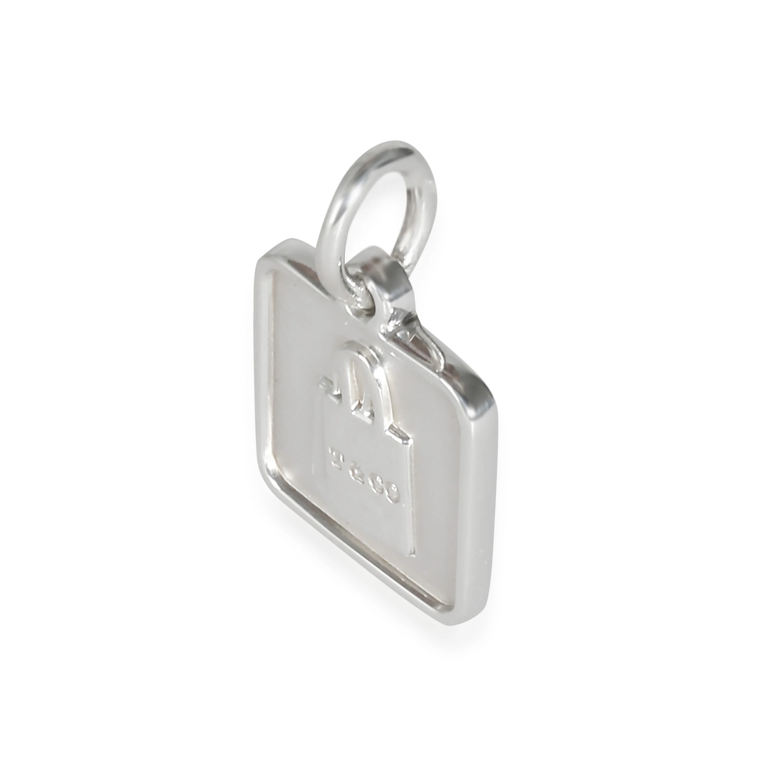 Shopping Bag Charm in Sterling Silver - Image 2
