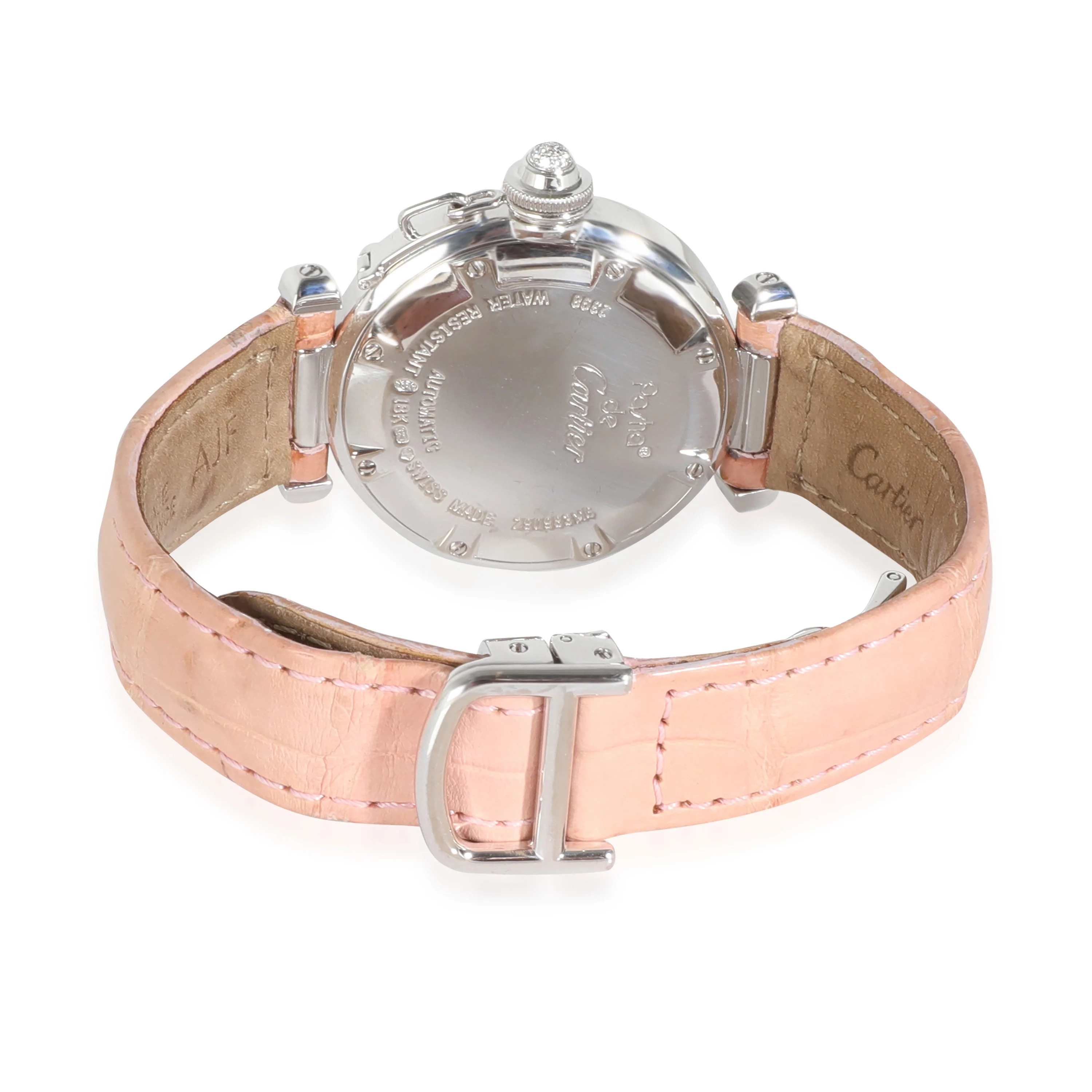 Pasha de Cartier 2398 Womens Watch in 18kt White Gold - Image 4