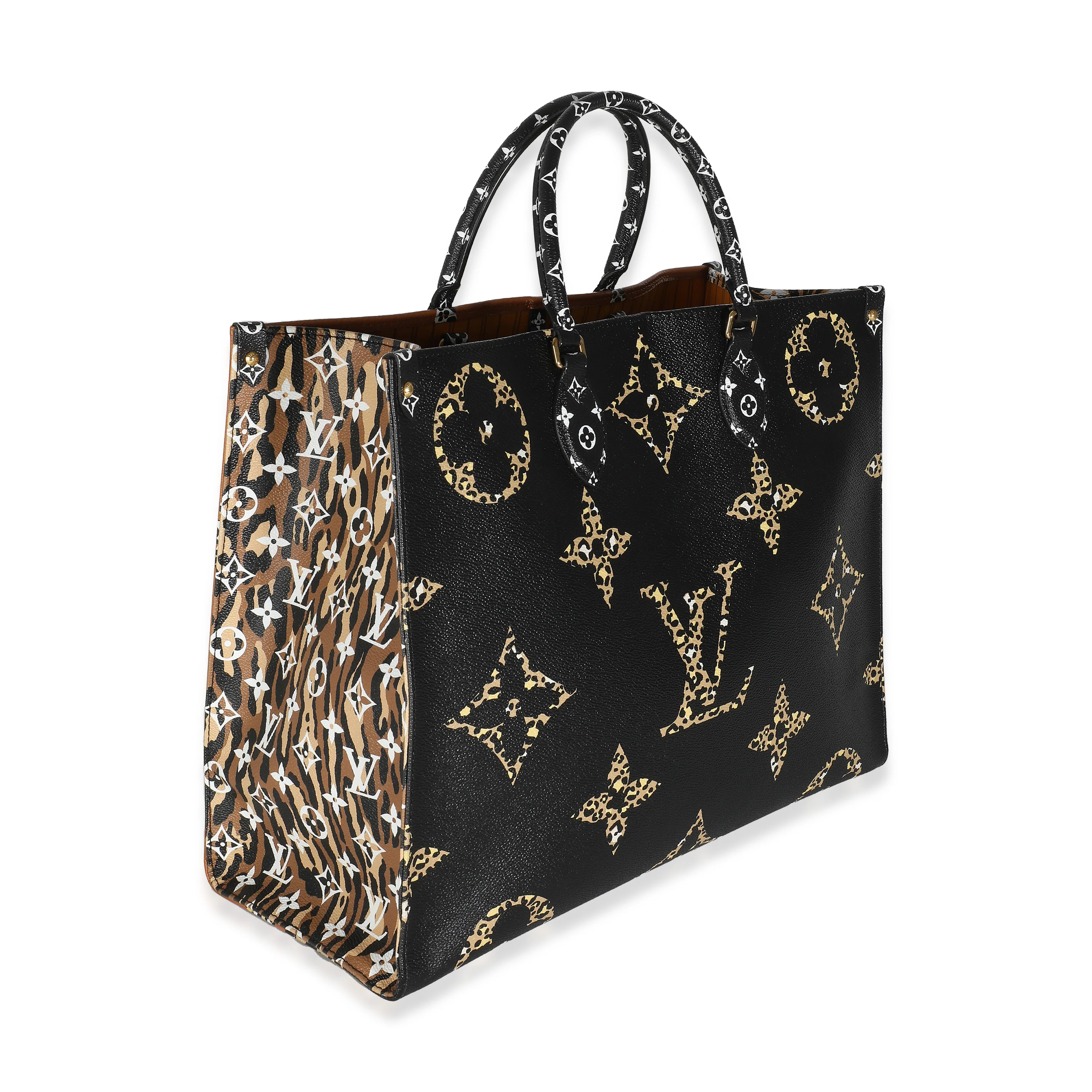 Ivory Monogram Giant Canvas Jungle Onthego GM - Image 2