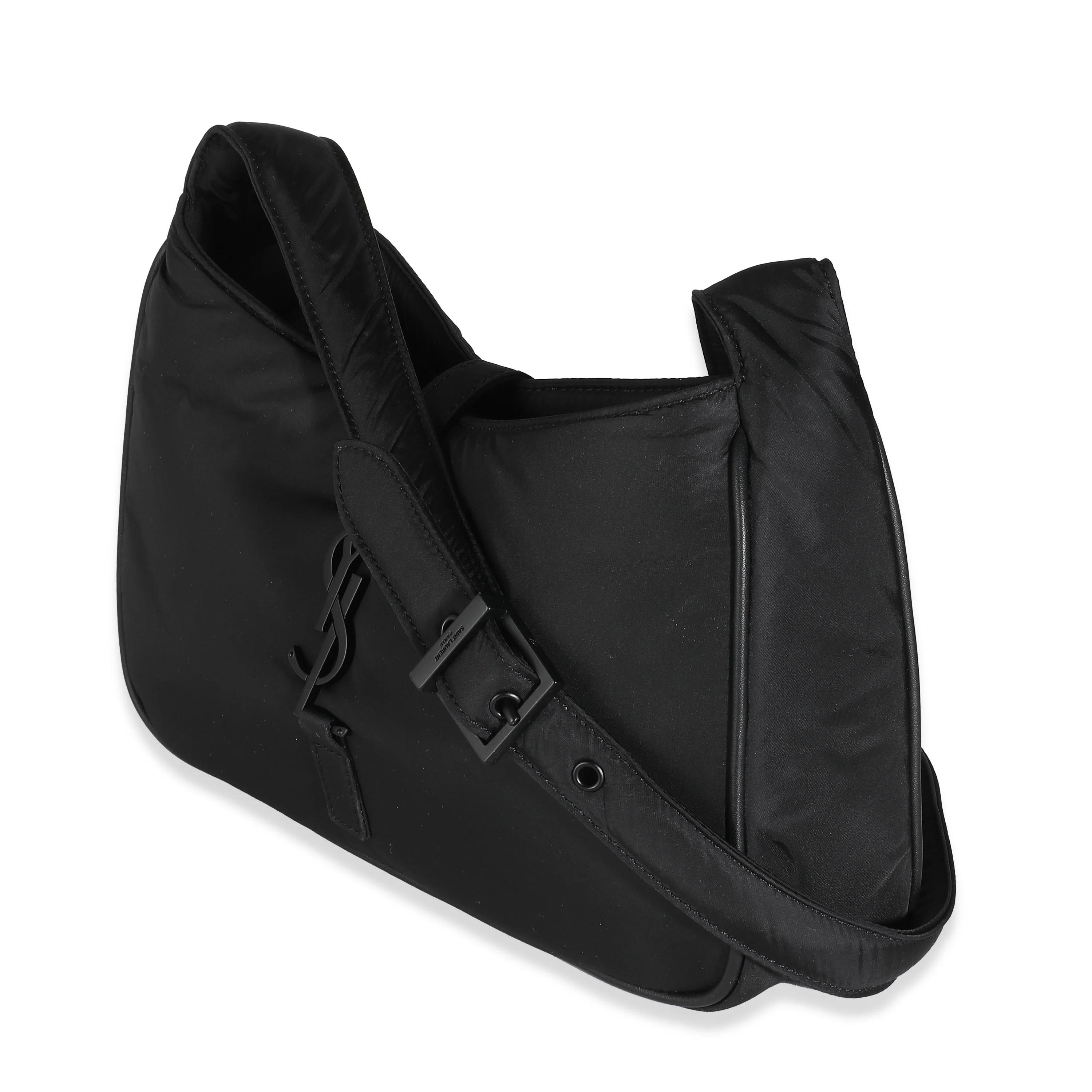 Black Econyl Nylon Le 5 A 7 Hobo - Image 2