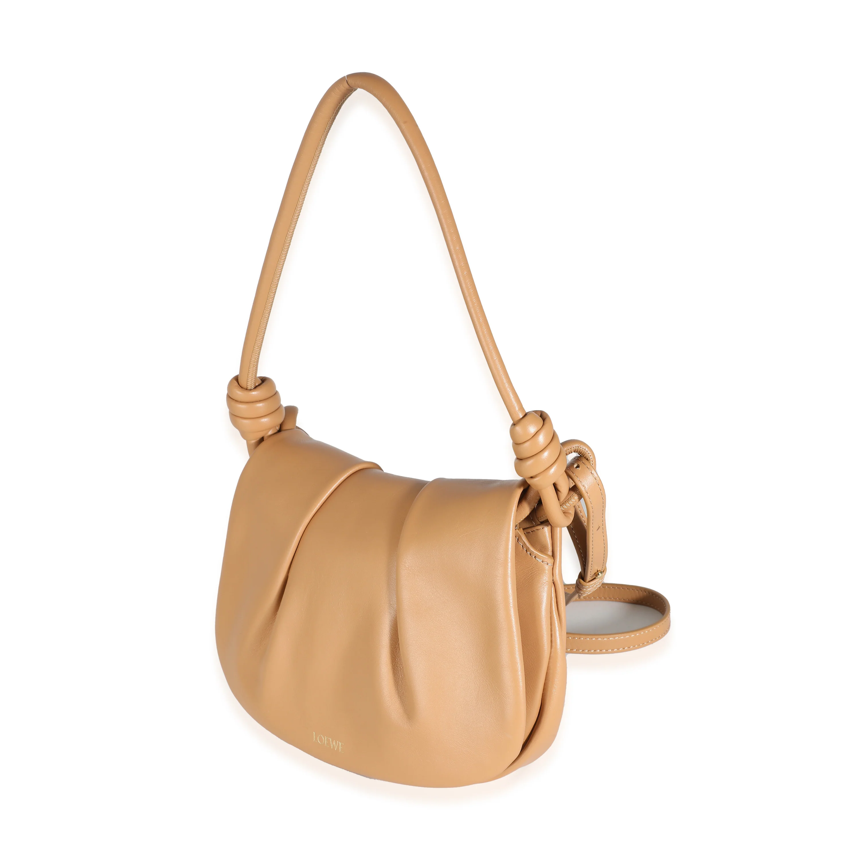 Tan Calfskin Nappa Paseo Satchel - Image 2