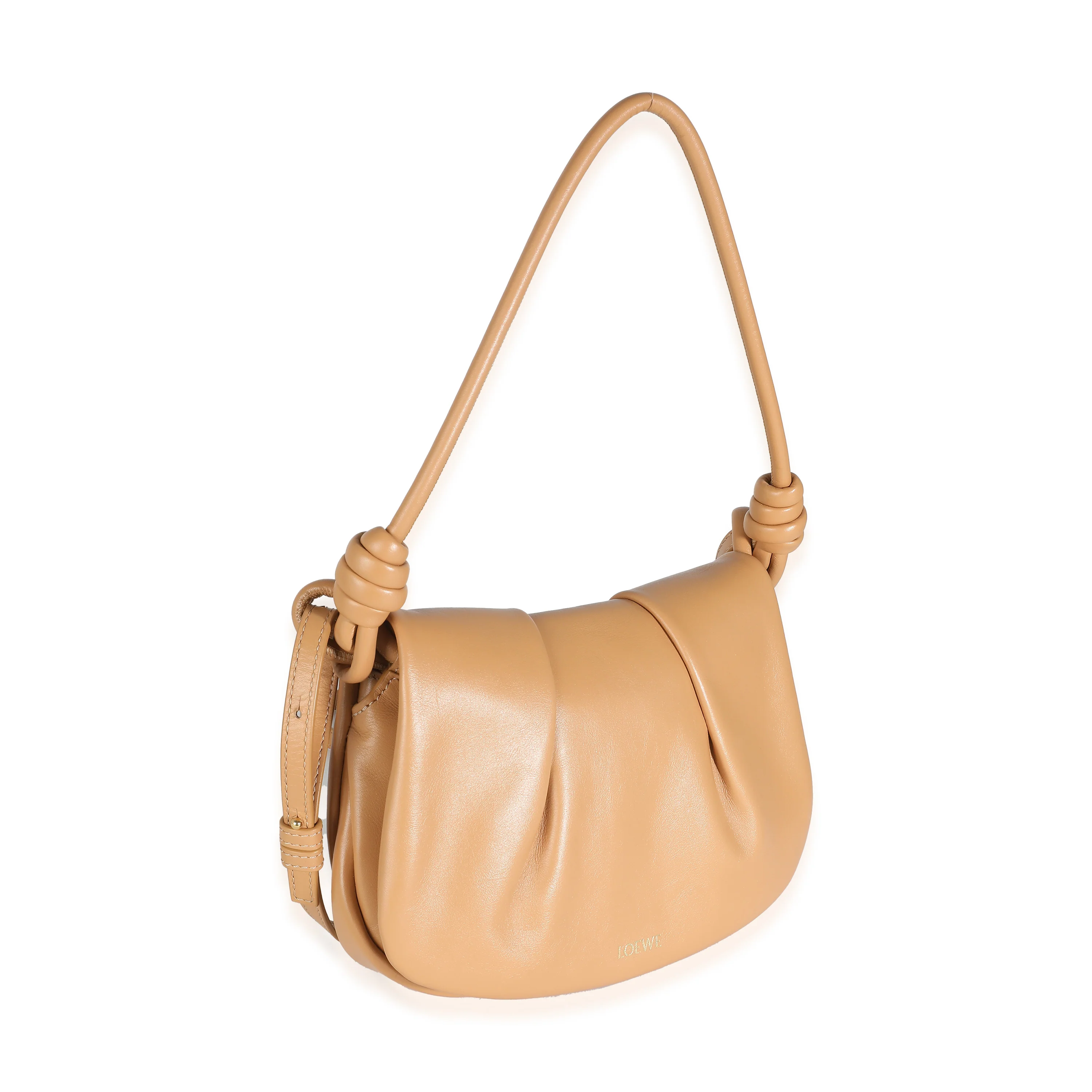 Tan Calfskin Nappa Paseo Satchel - Image 3
