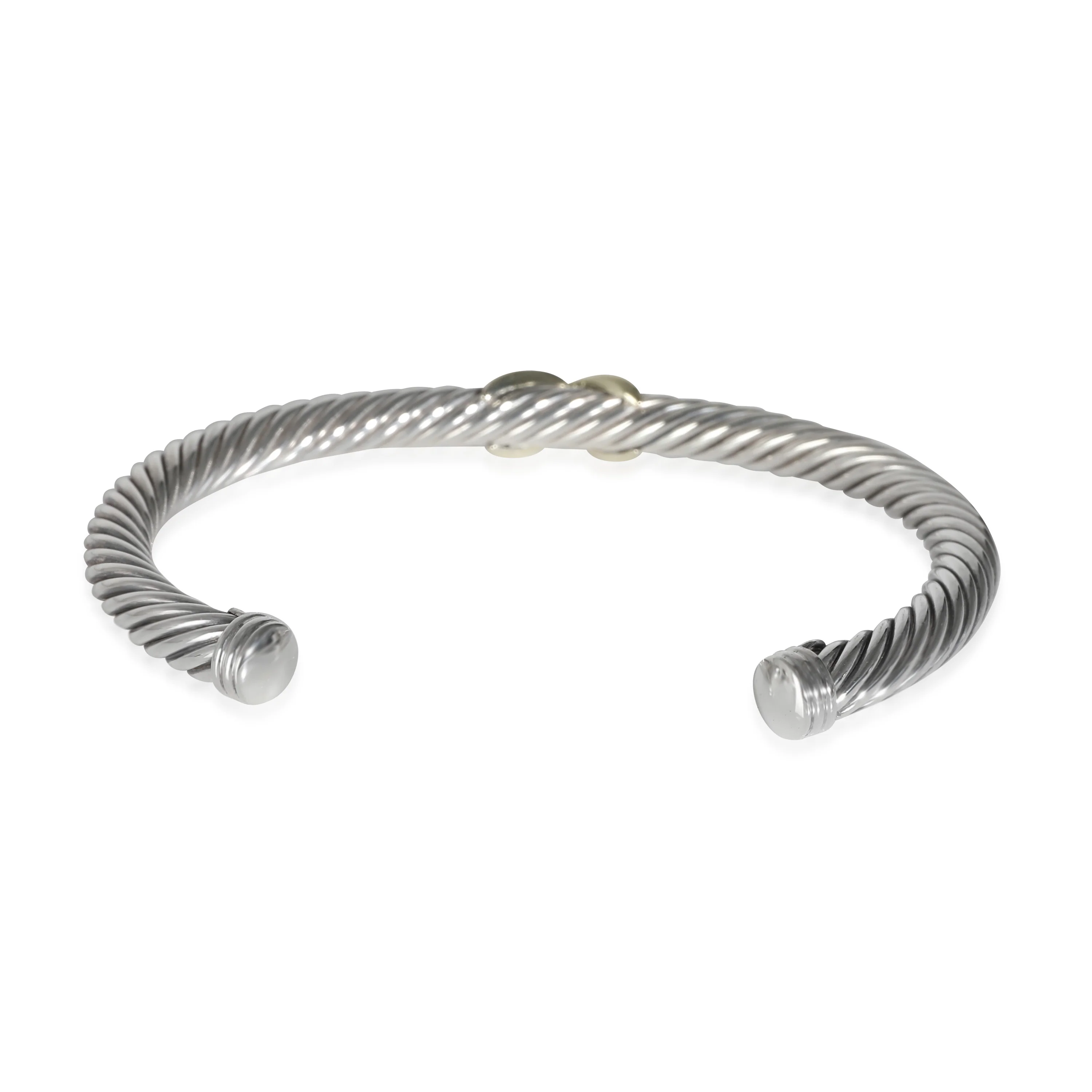X Collection Bracelet in 14k Yellow Gold/Sterling Silver - Image 3