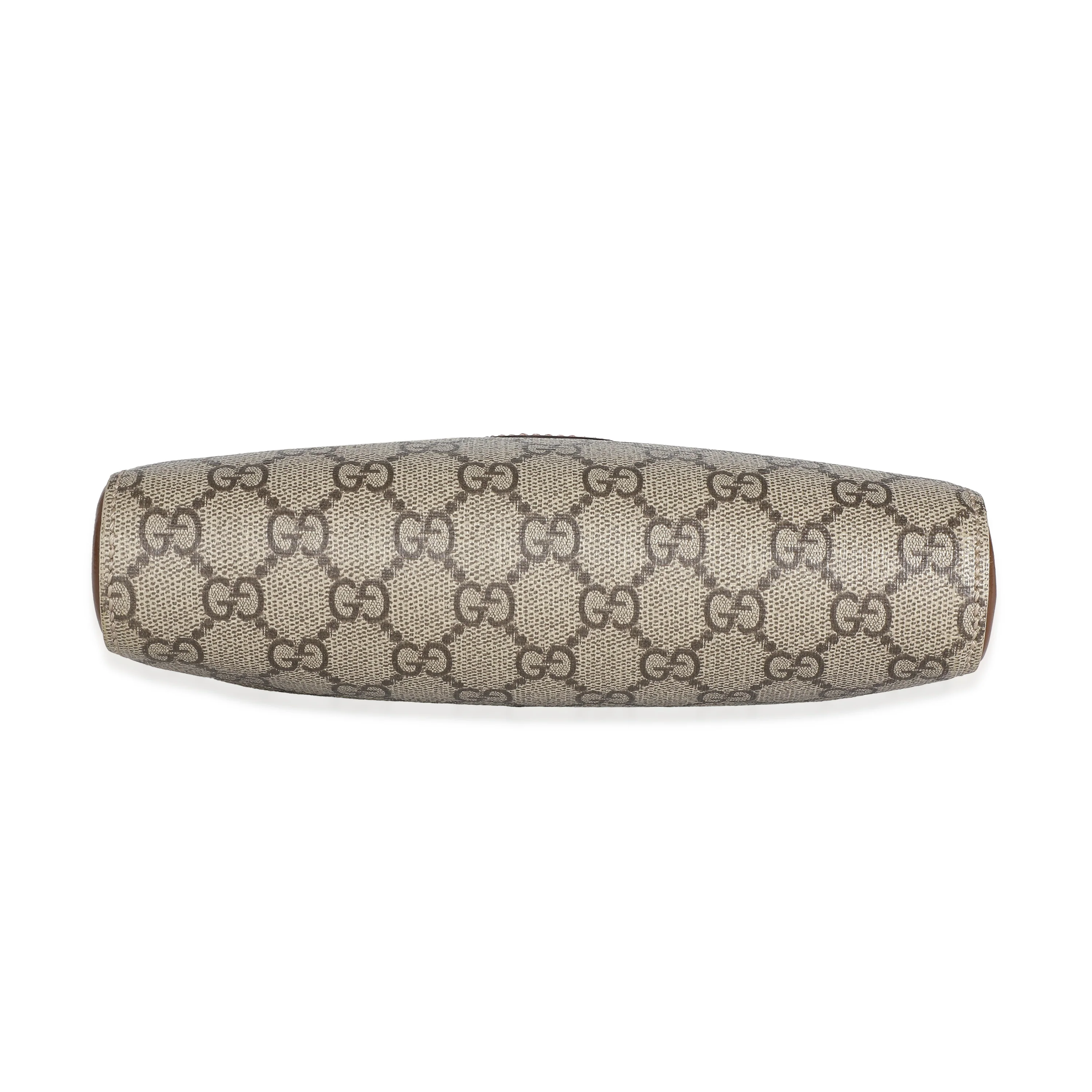 Beige GG Supreme Small Messenger Bag - Image 5