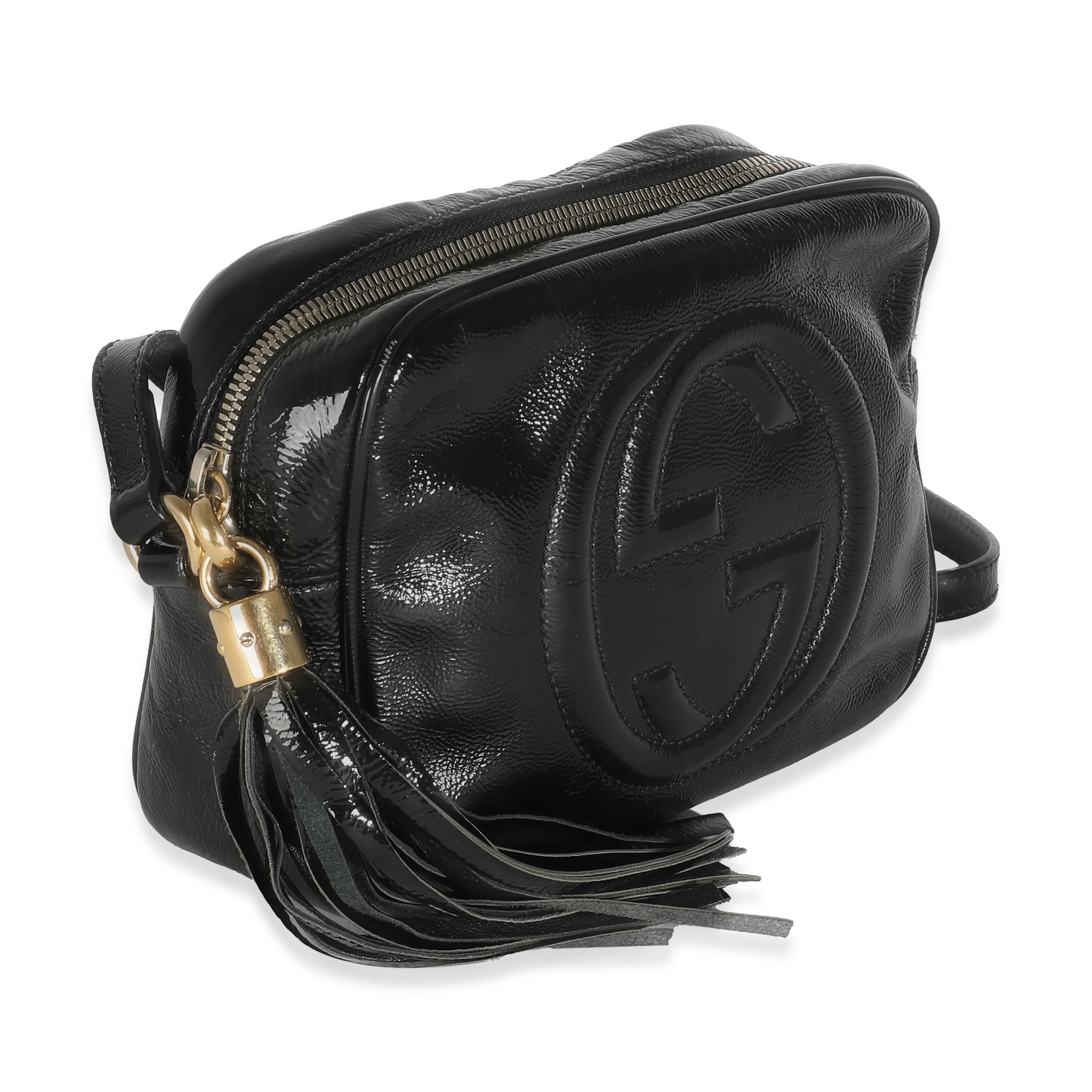 Black Patent Small Soho Disco Crossbody - Image 3