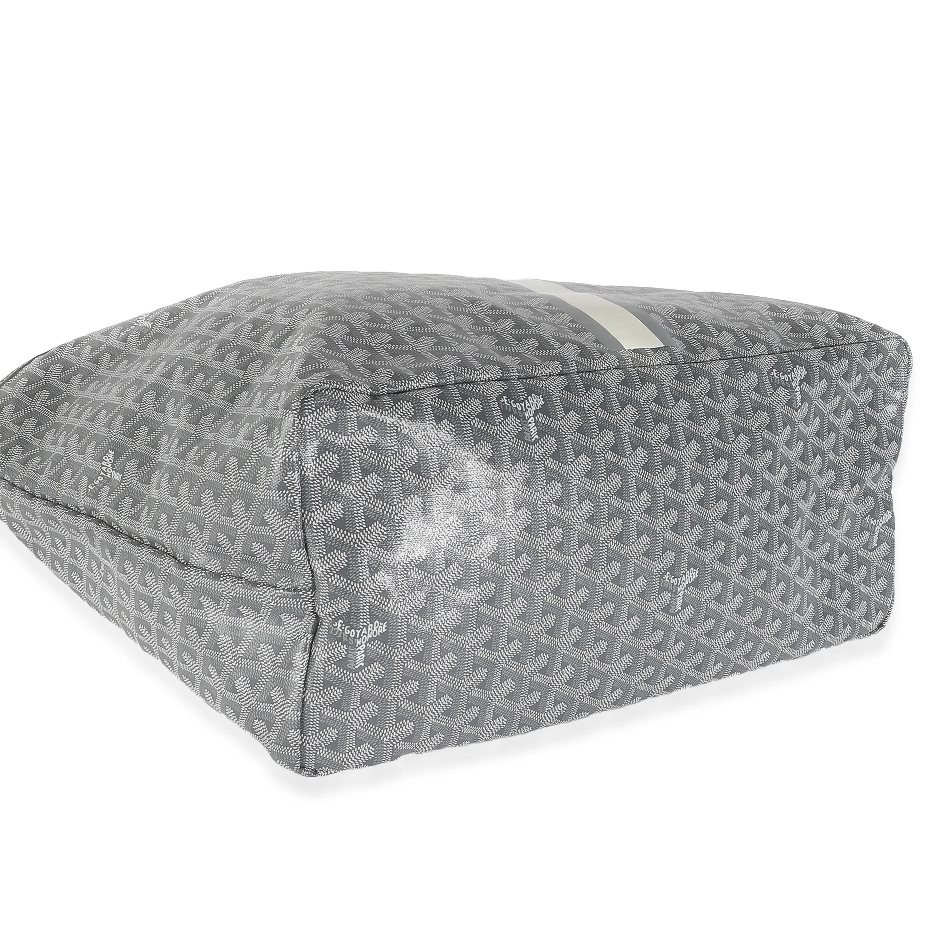 Grey Striped Goyardine Canvas Saint Louis GM - Image 6