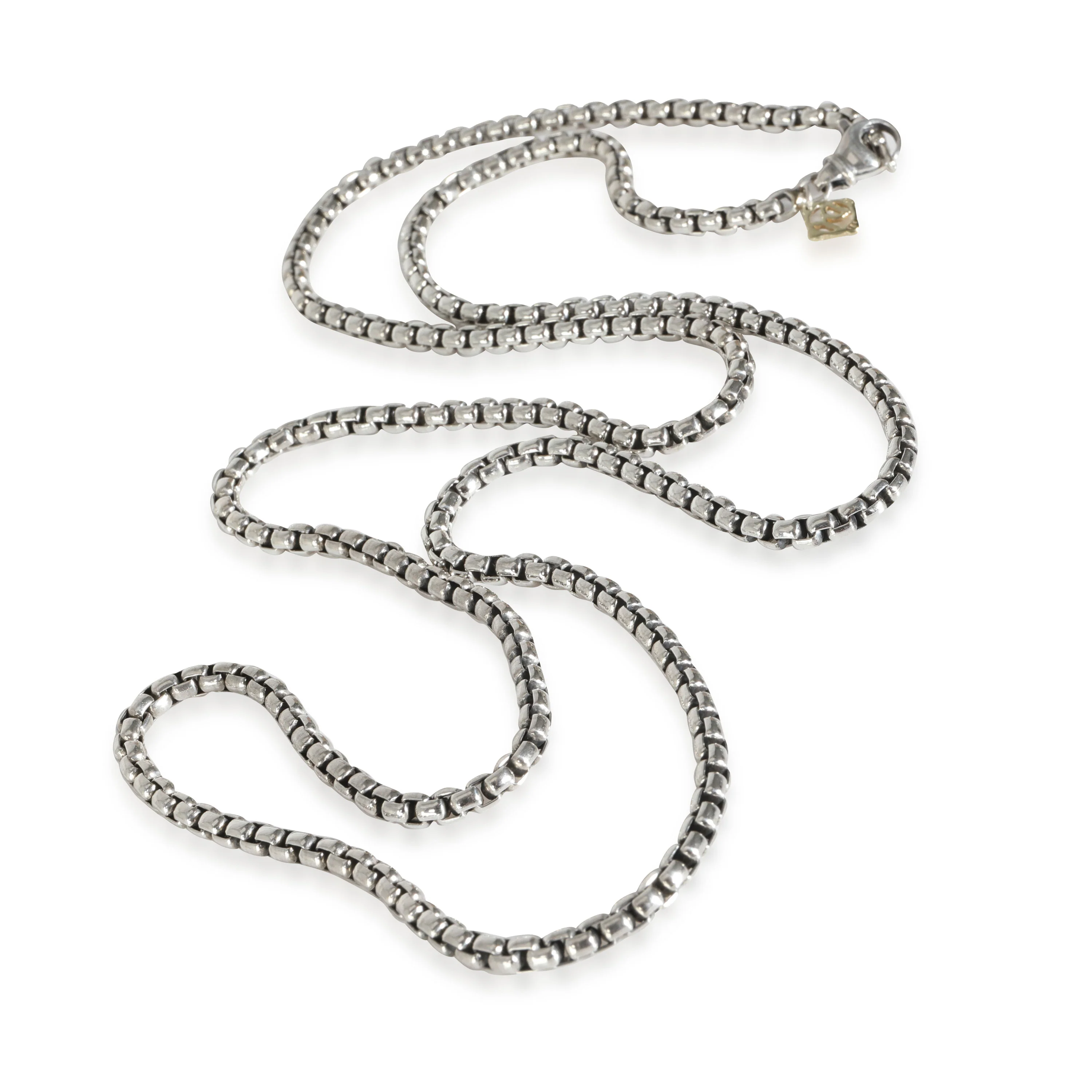 Chain Collection Necklace in 14k Yellow Gold/Sterling Silver - Image 2