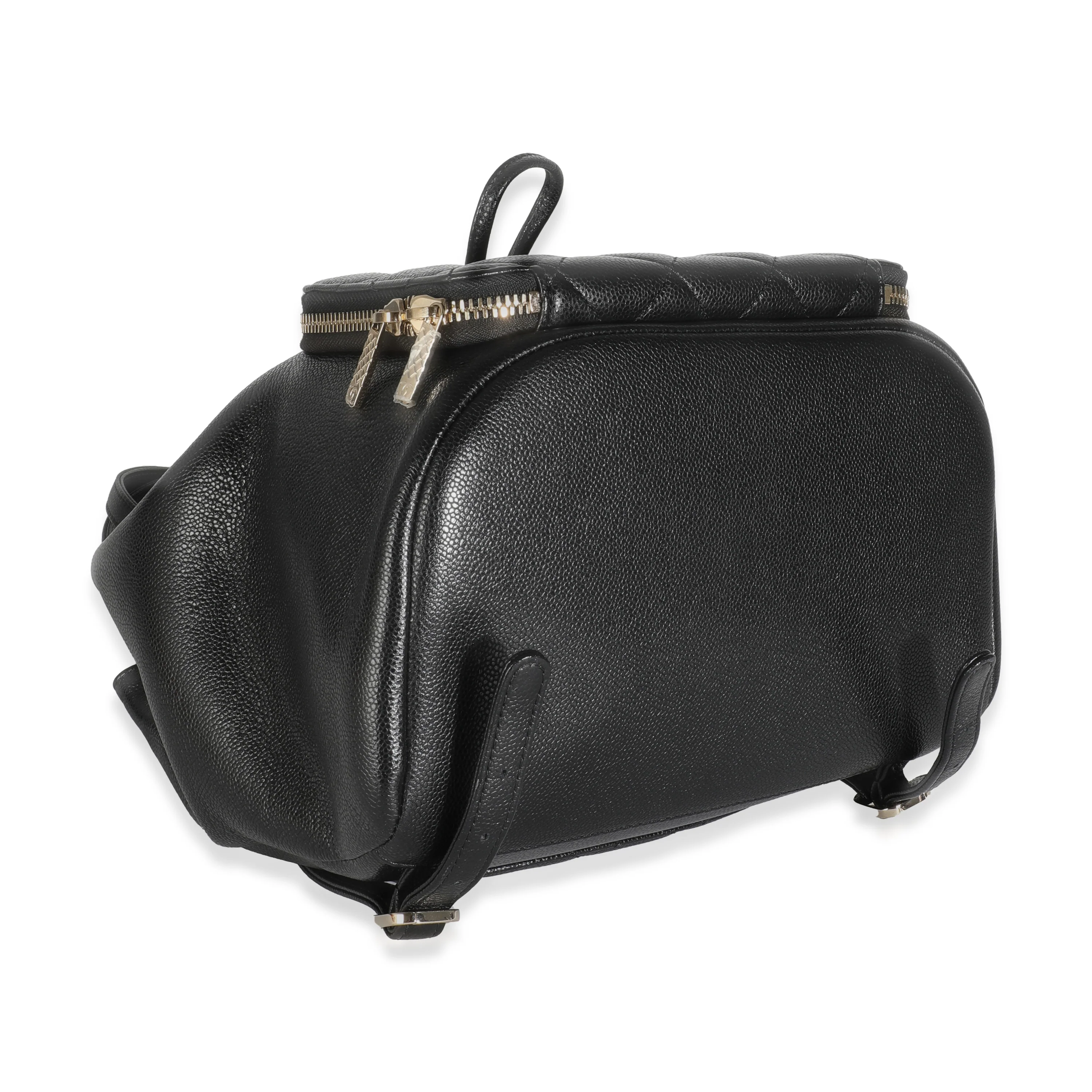 Black Quilted Business Affinity Backpack - Image 6