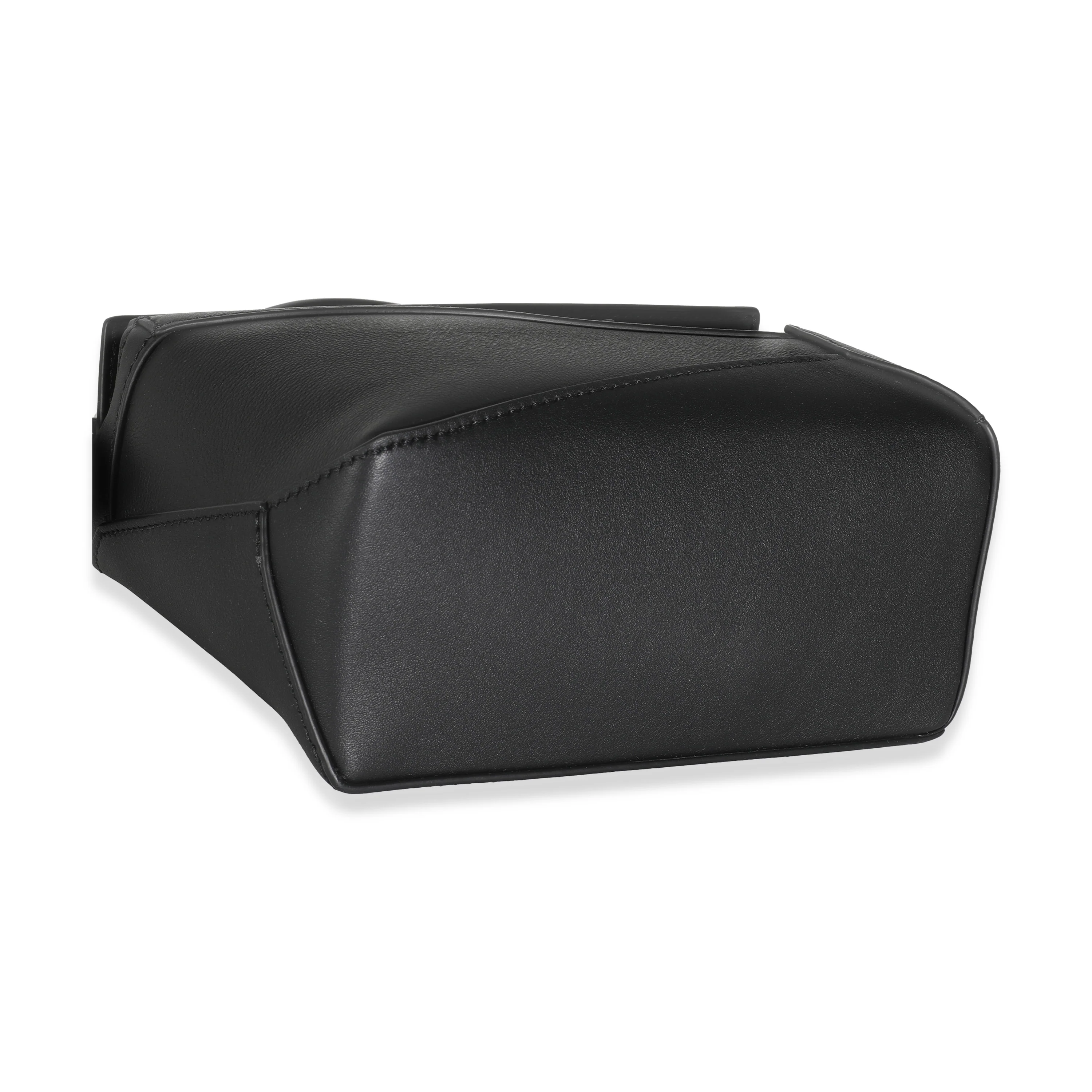 Black Classic Calfskin Mini Puzzle Edge Bag - Image 6