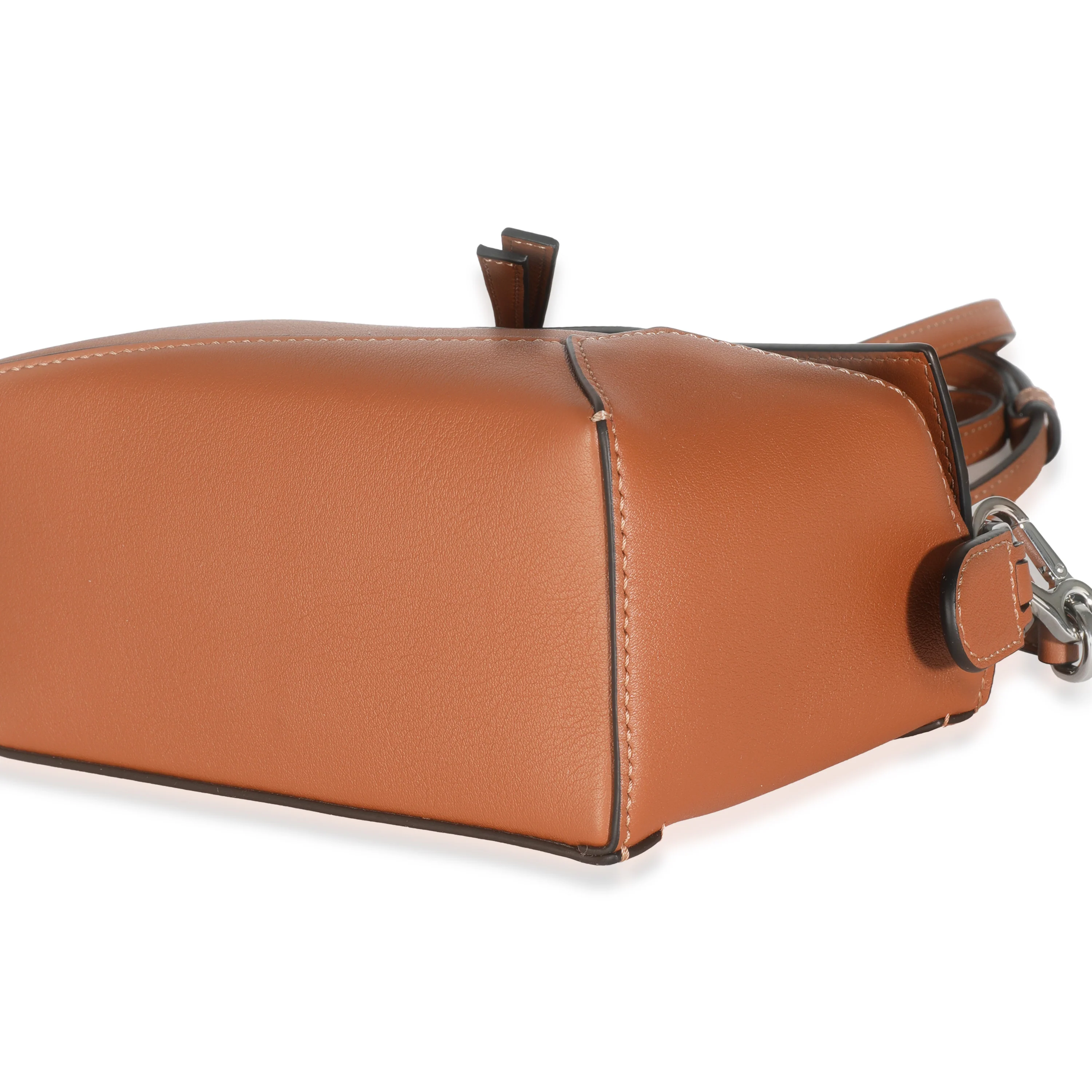 Tan Classic Calfskin Mini Puzzle Edge Bag - Image 7
