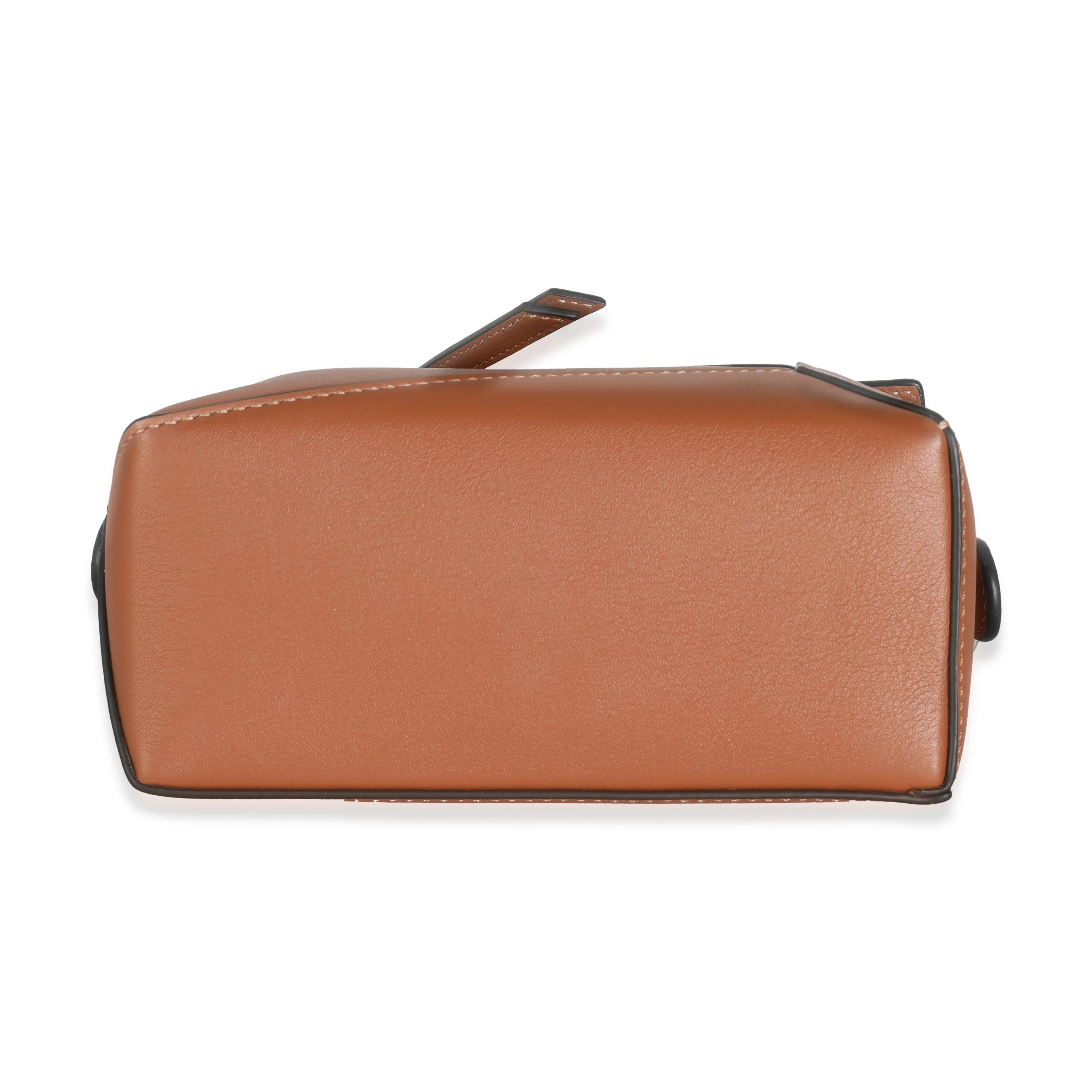 Tan Classic Calfskin Mini Puzzle Edge Bag - Image 5