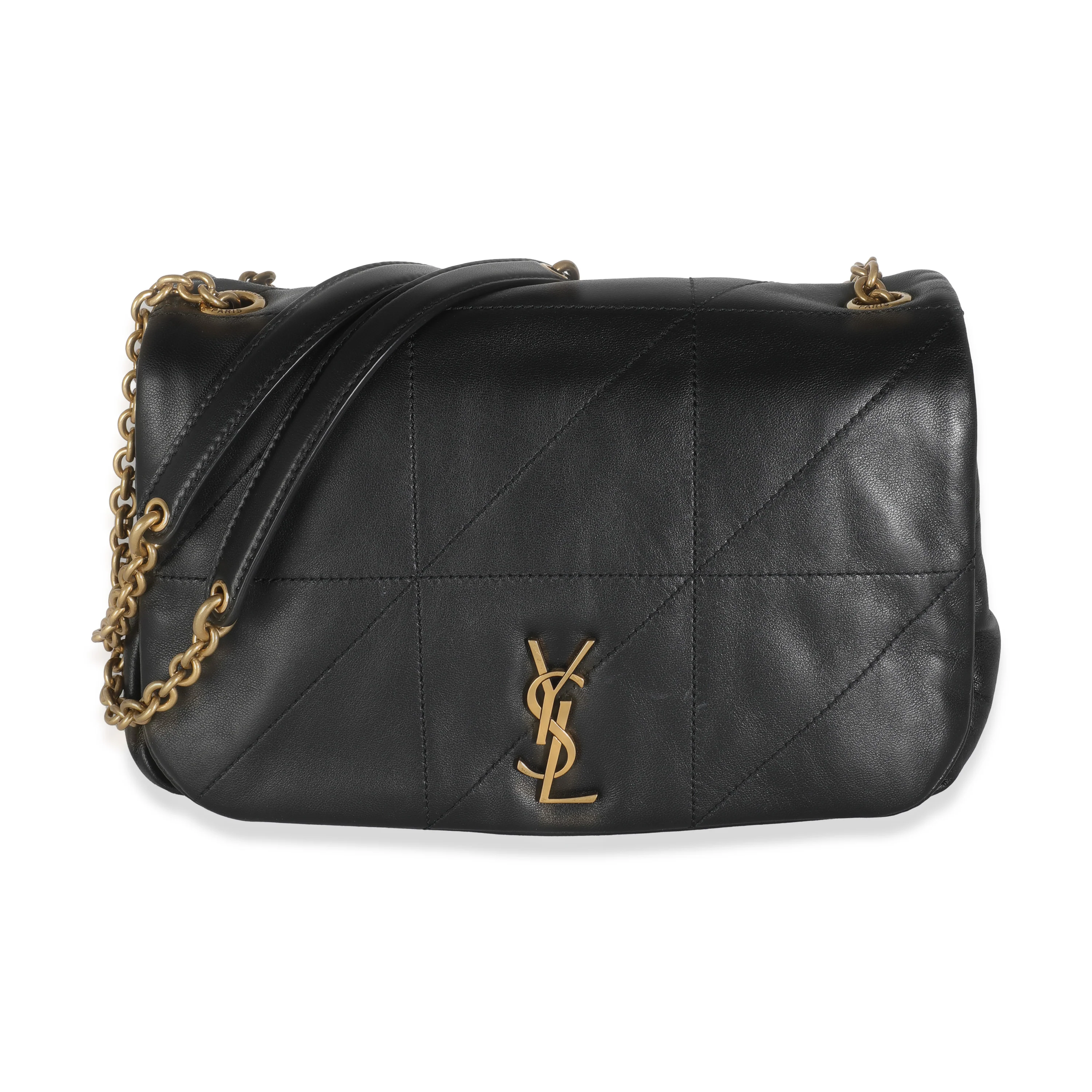 Black Quilted Lambskin Small Jamie 4.3