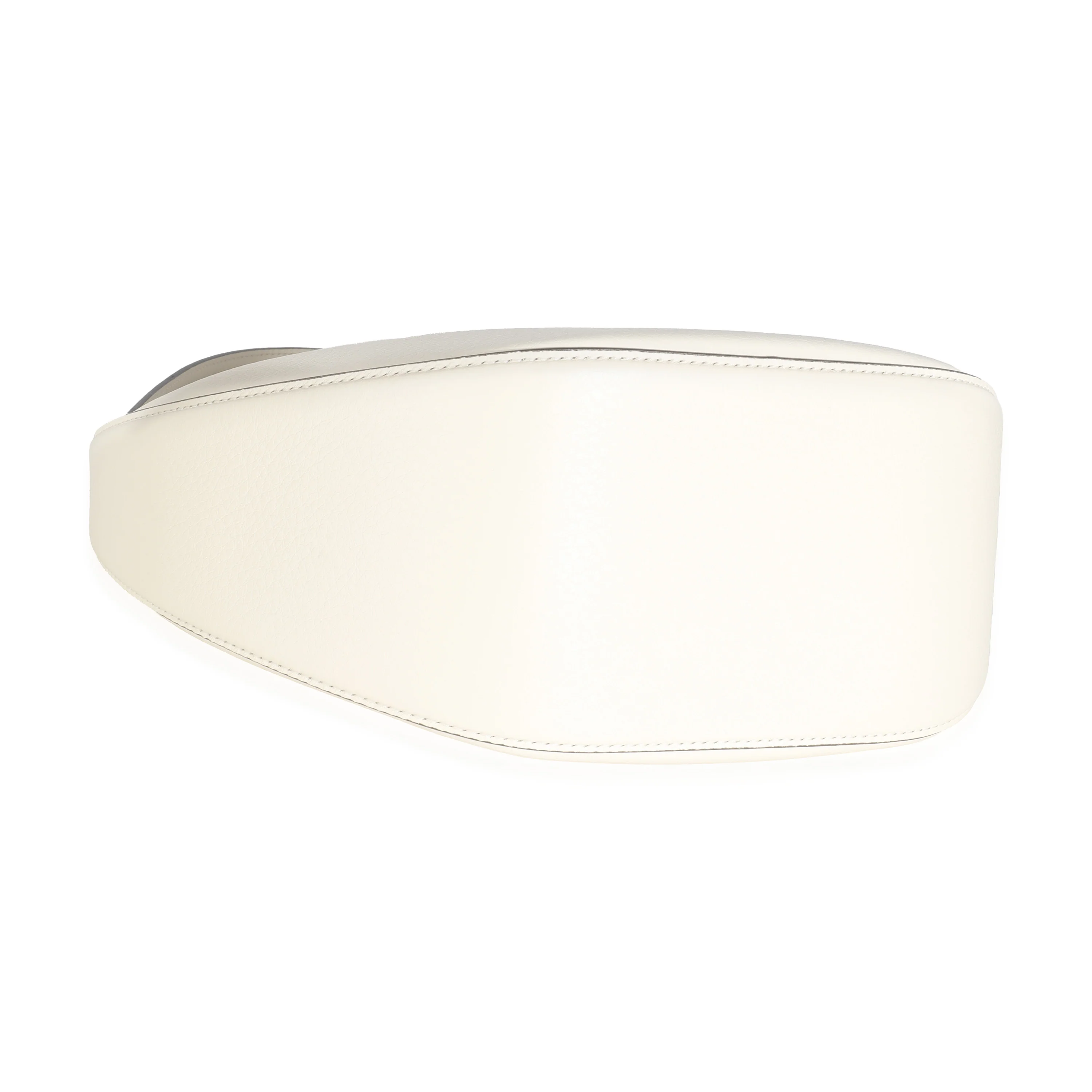 Ivory Nappa Small Vlogo Moon Hobo - Image 8