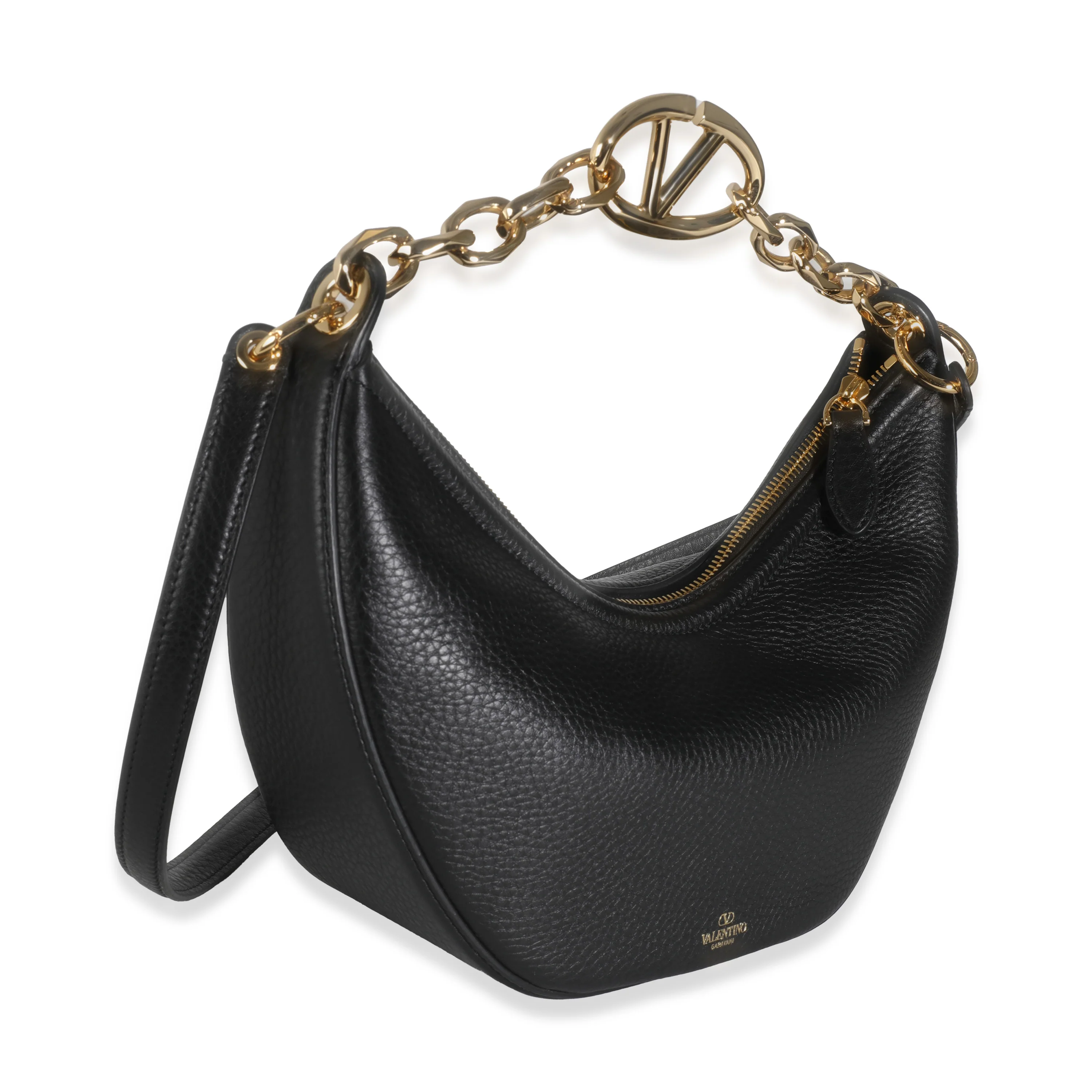 Black Nappa Small Vlogo Moon Hobo - Image 3