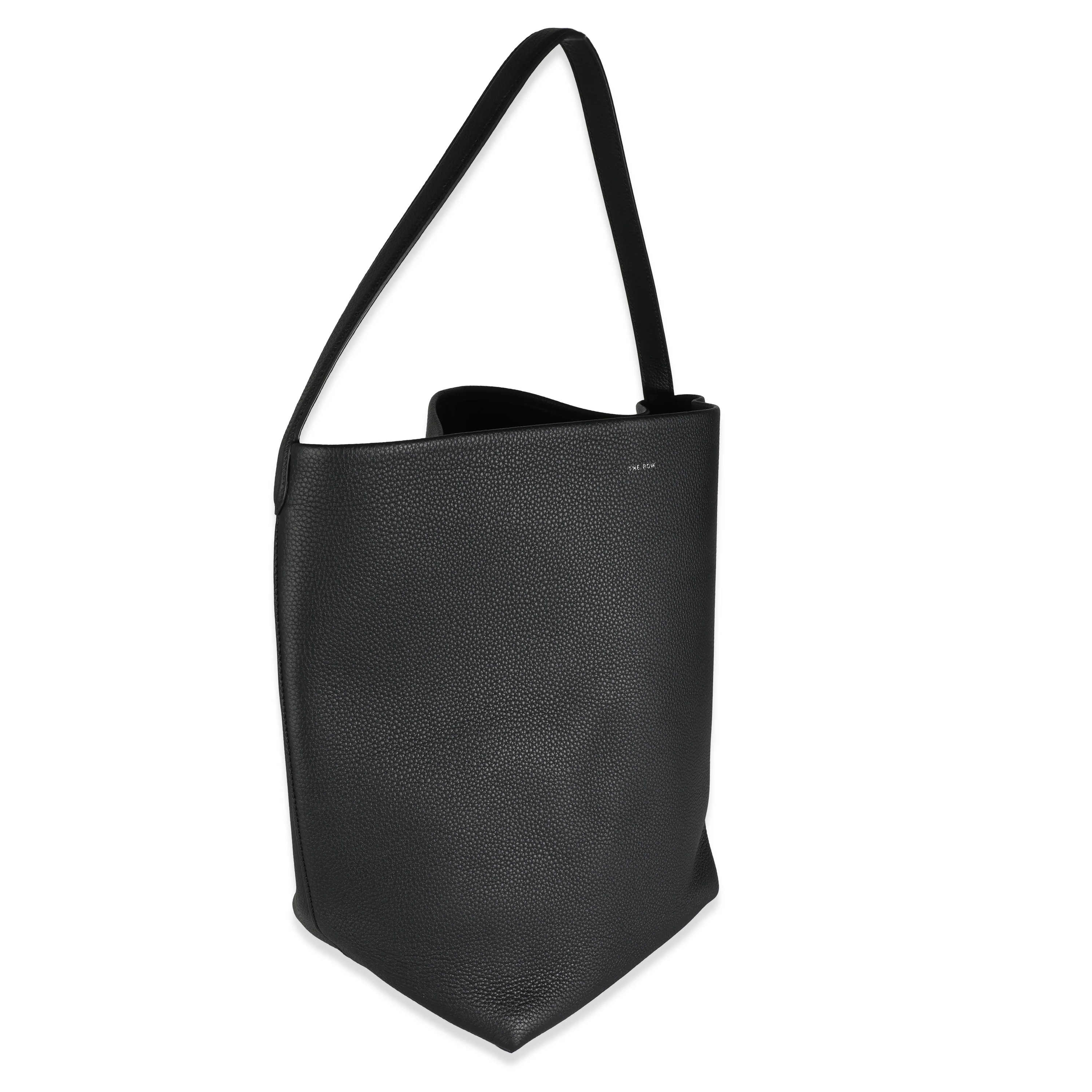 Black Grained Calfskin Large N/S Park Tote - Image 2