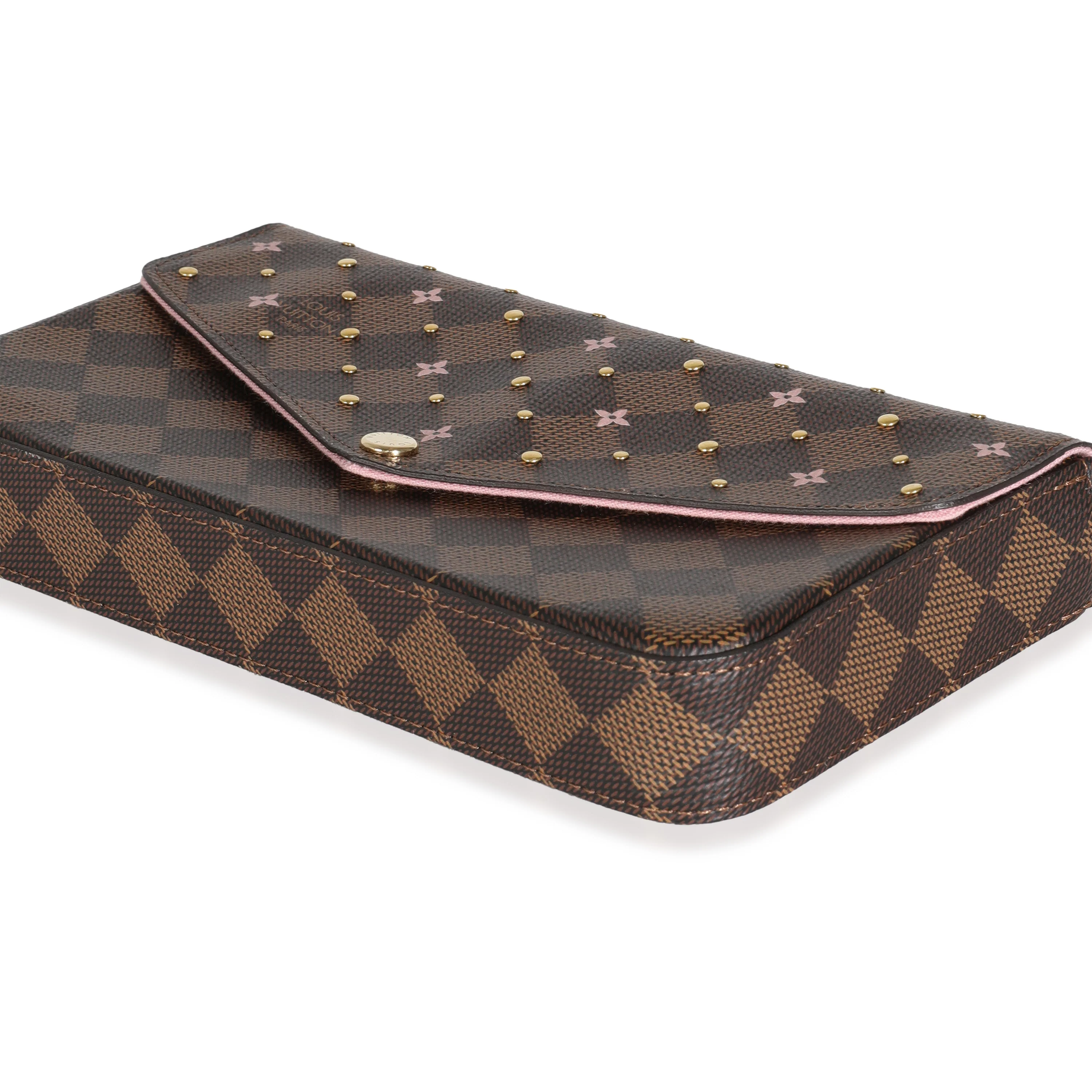 Damier Ebene Canvas Studded Felicie Pochette - Image 7