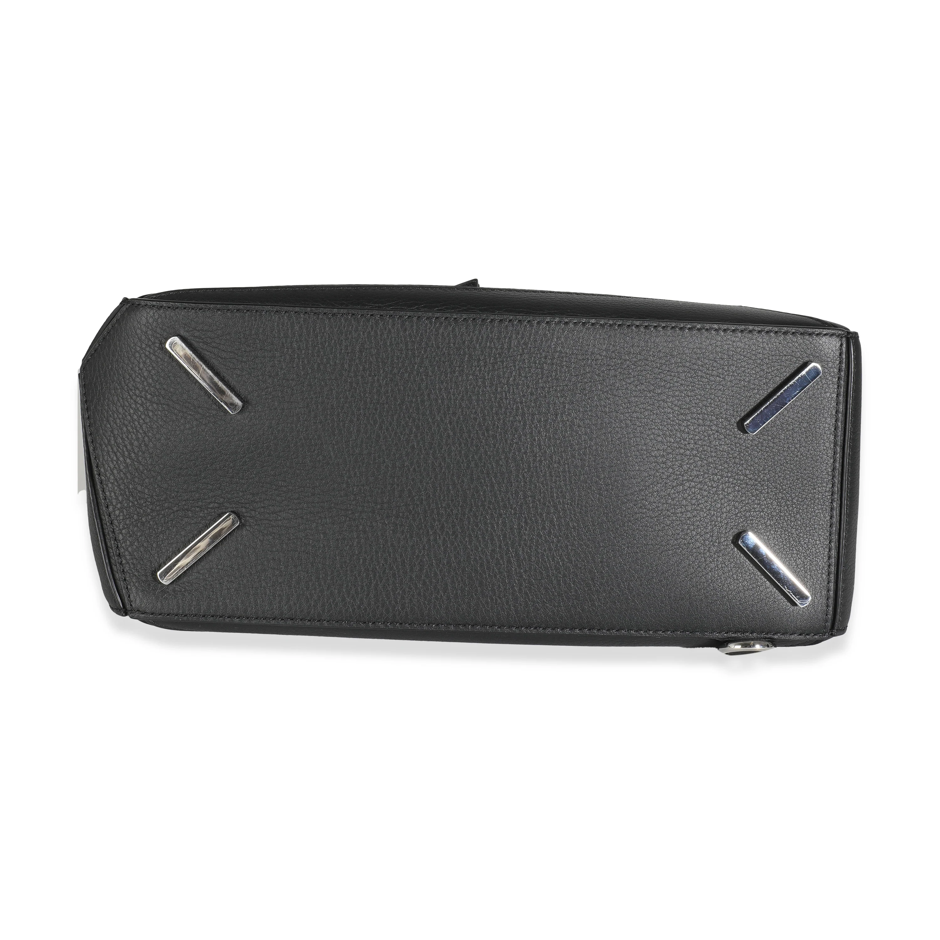 Black Calfskin Medium Puzzle Bag - Image 7