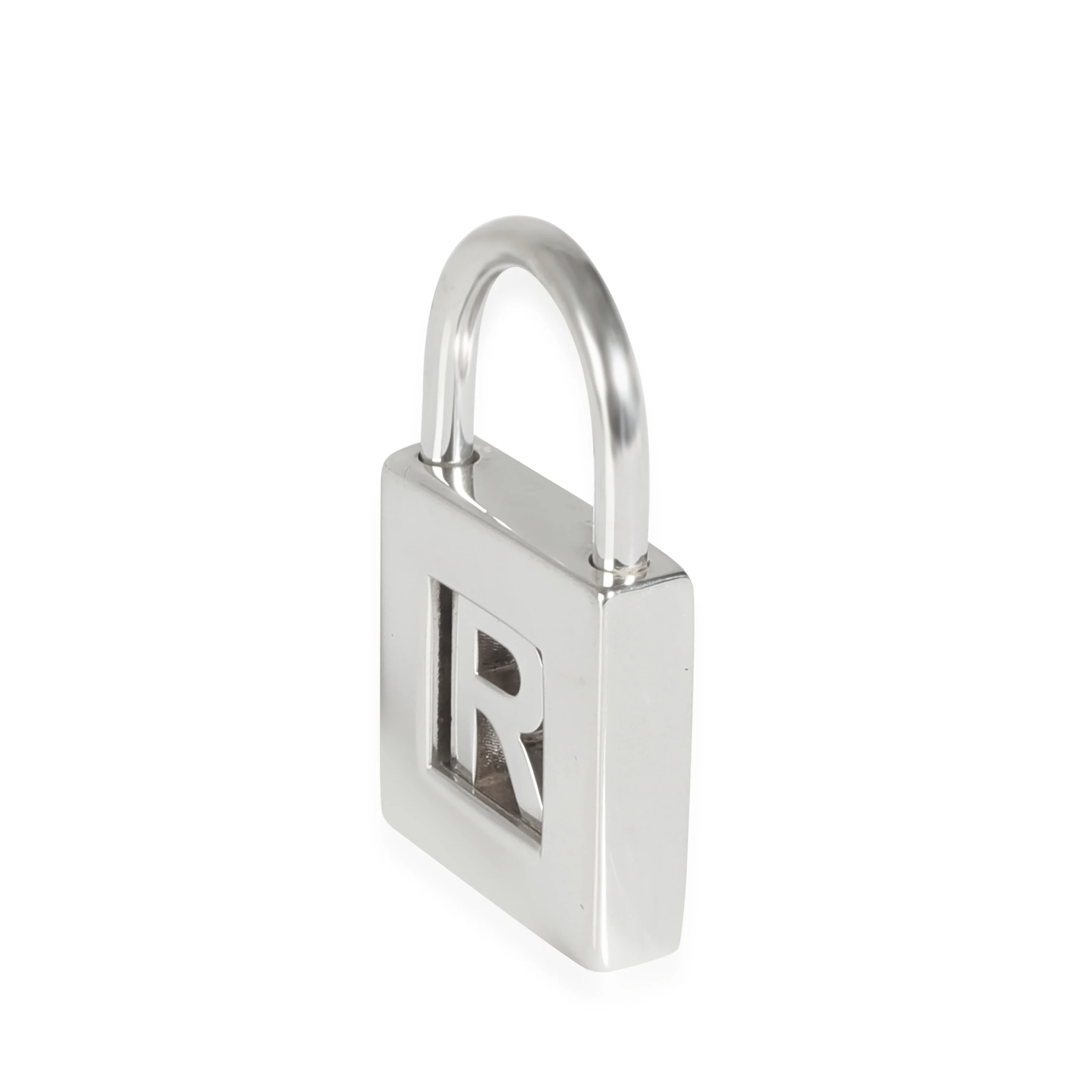 Letter R Lock in Sterling Silver - Image 2