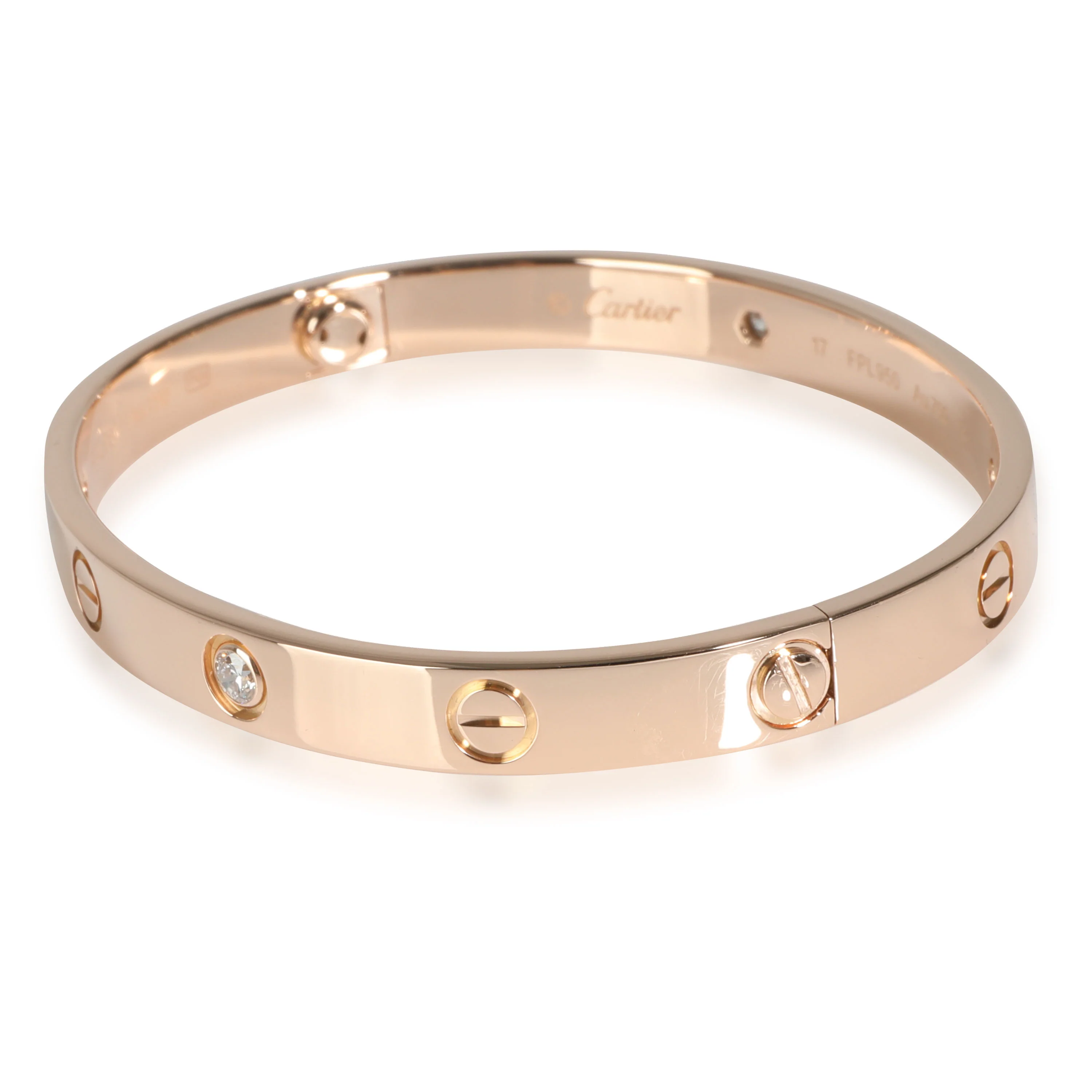 Love Bracelet, Diamonds (Rose Gold) - Image 2
