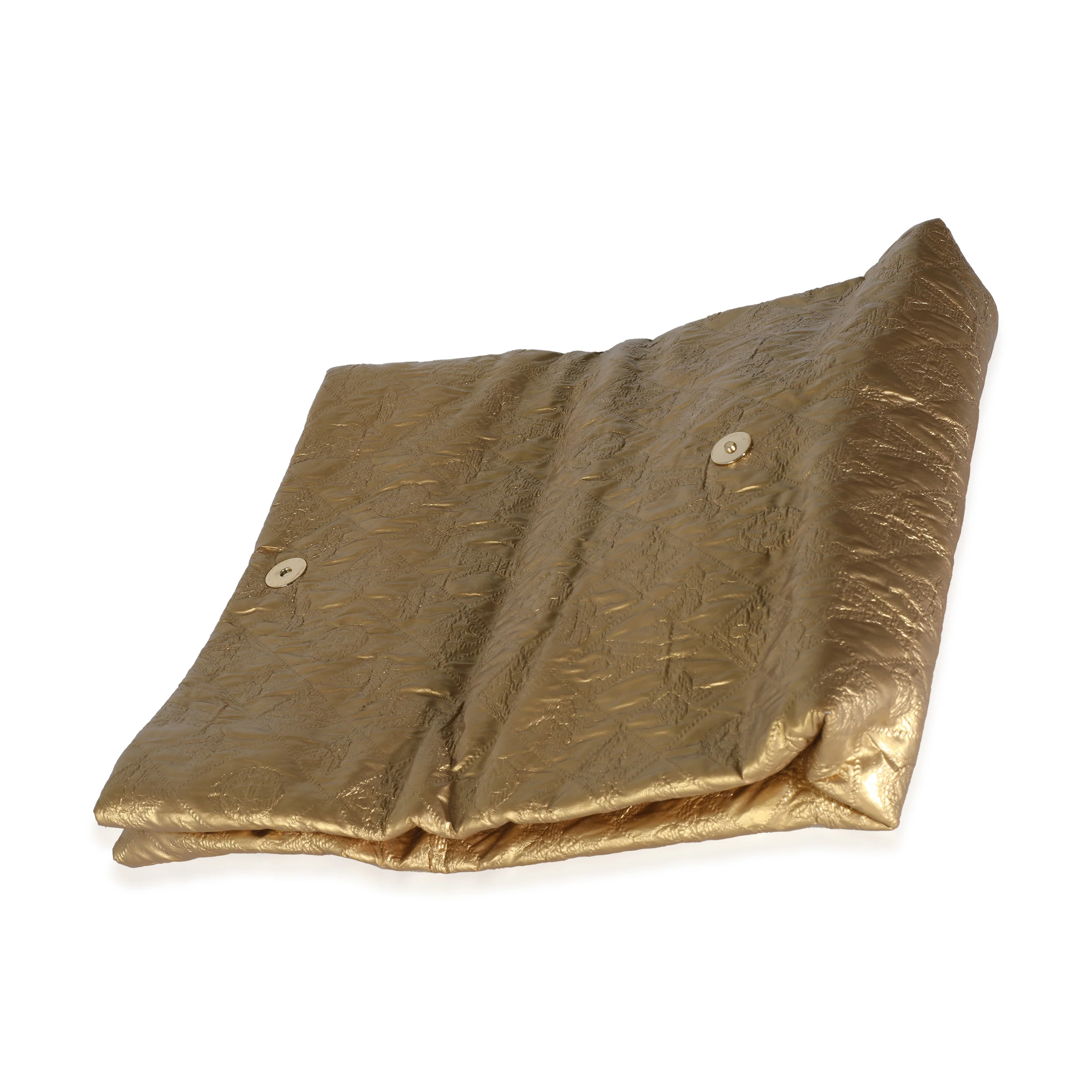 Gold Jacquard Monogram Limelight Clutch PM - Image 8