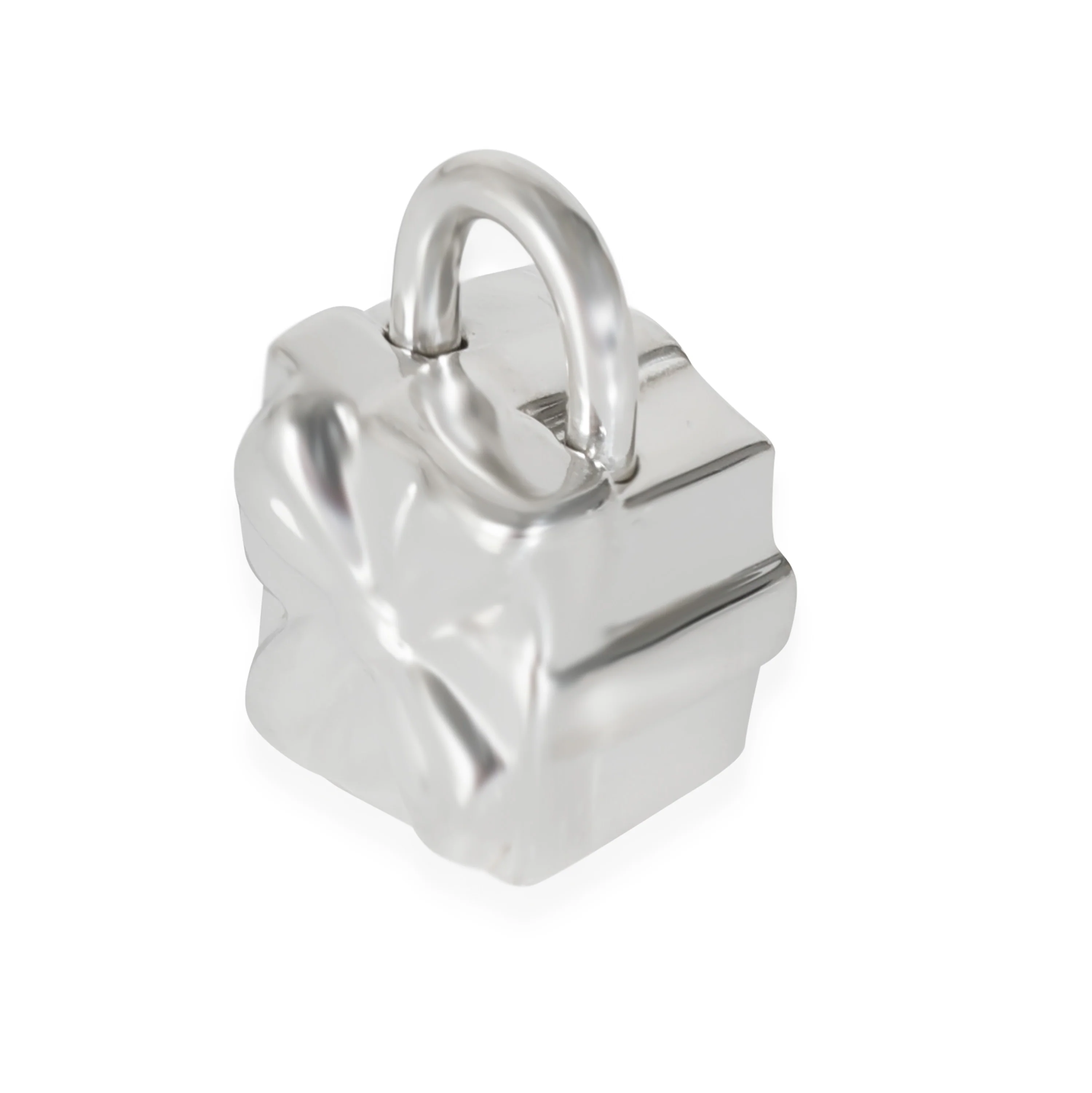 Present Lock Charm in Sterling Silver - Image 2