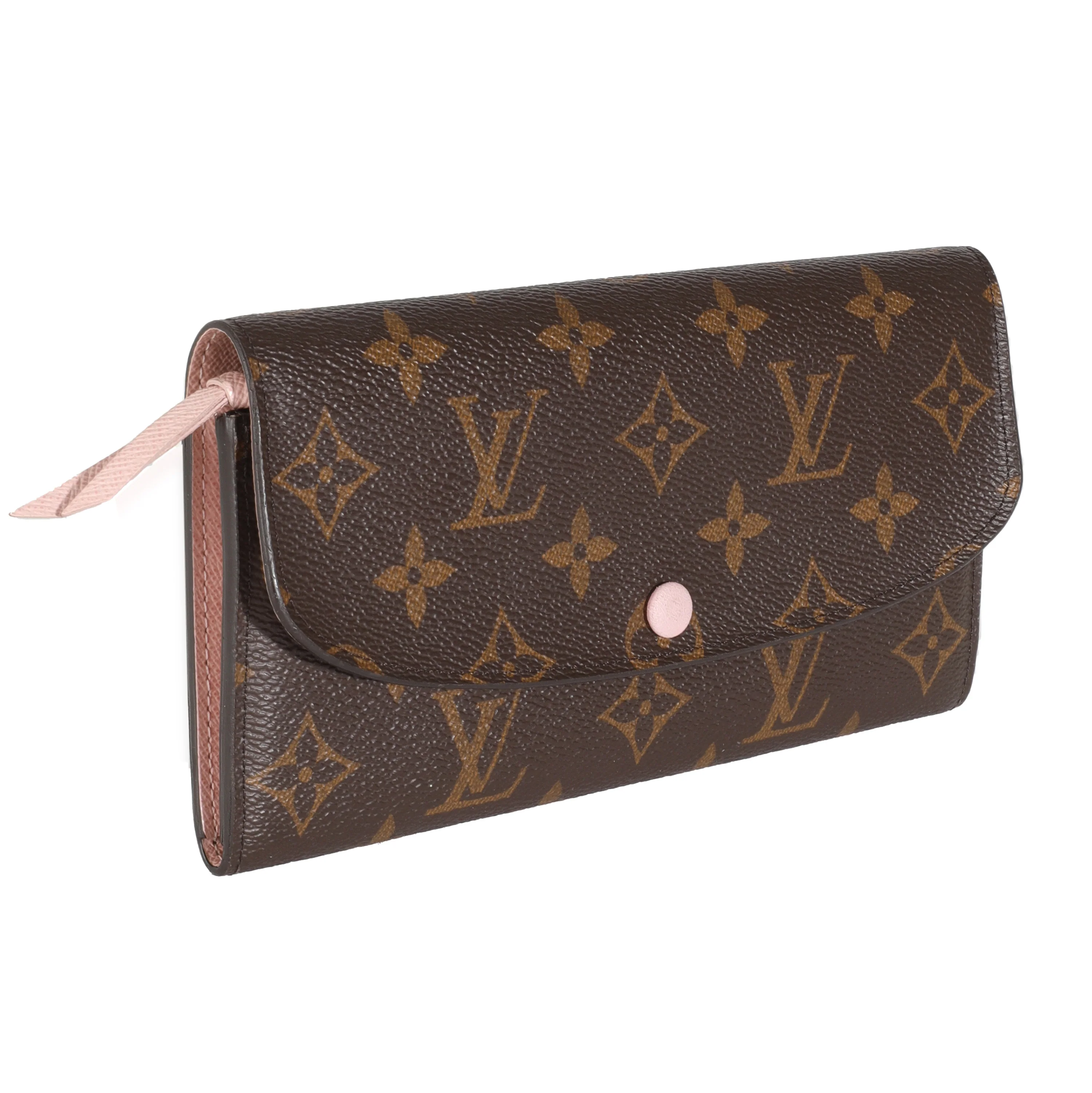 Rose Ballerine Monogram Canvas Emilie Wallet - Image 5