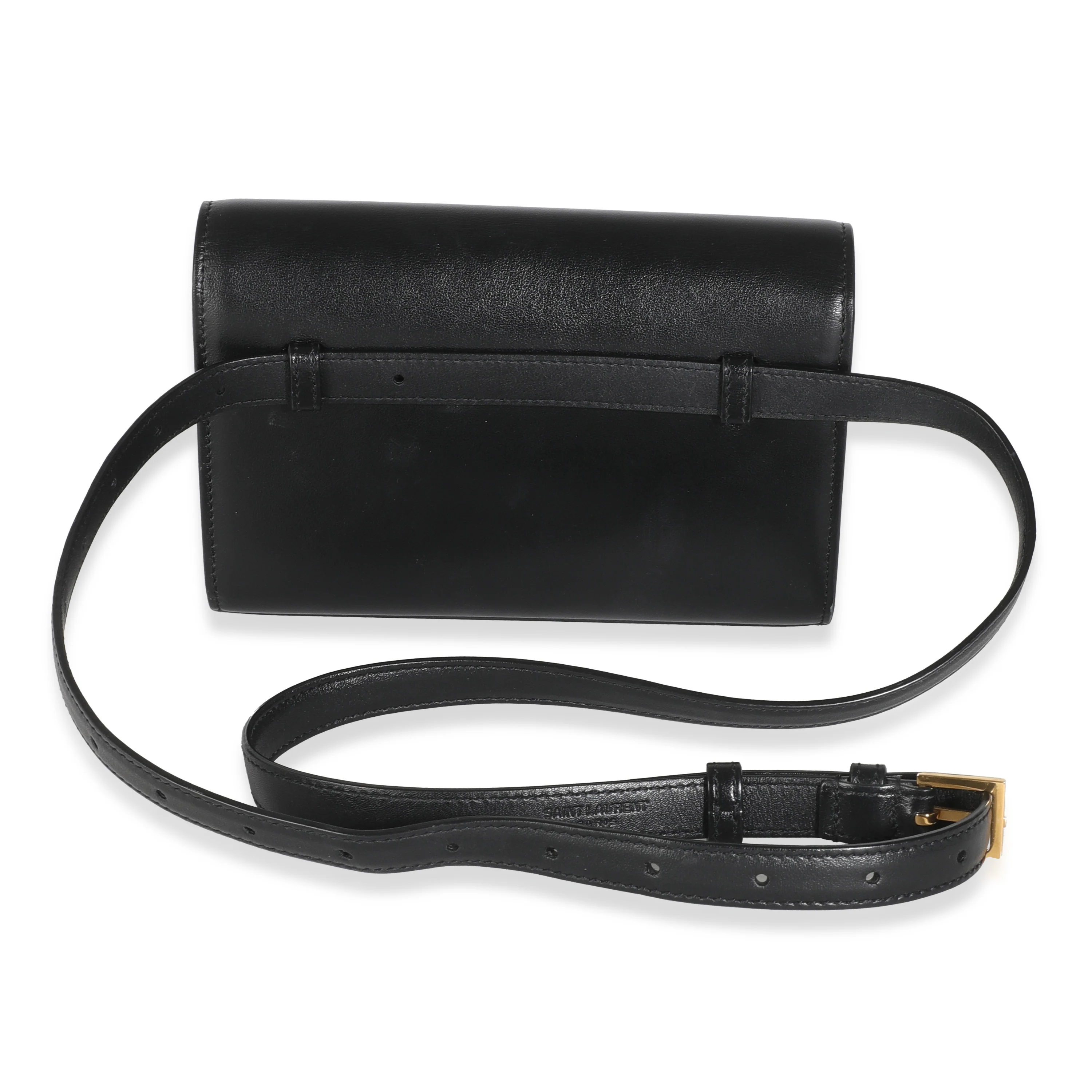 Black Smooth Calfskin Kate Belt Bag - Image 4