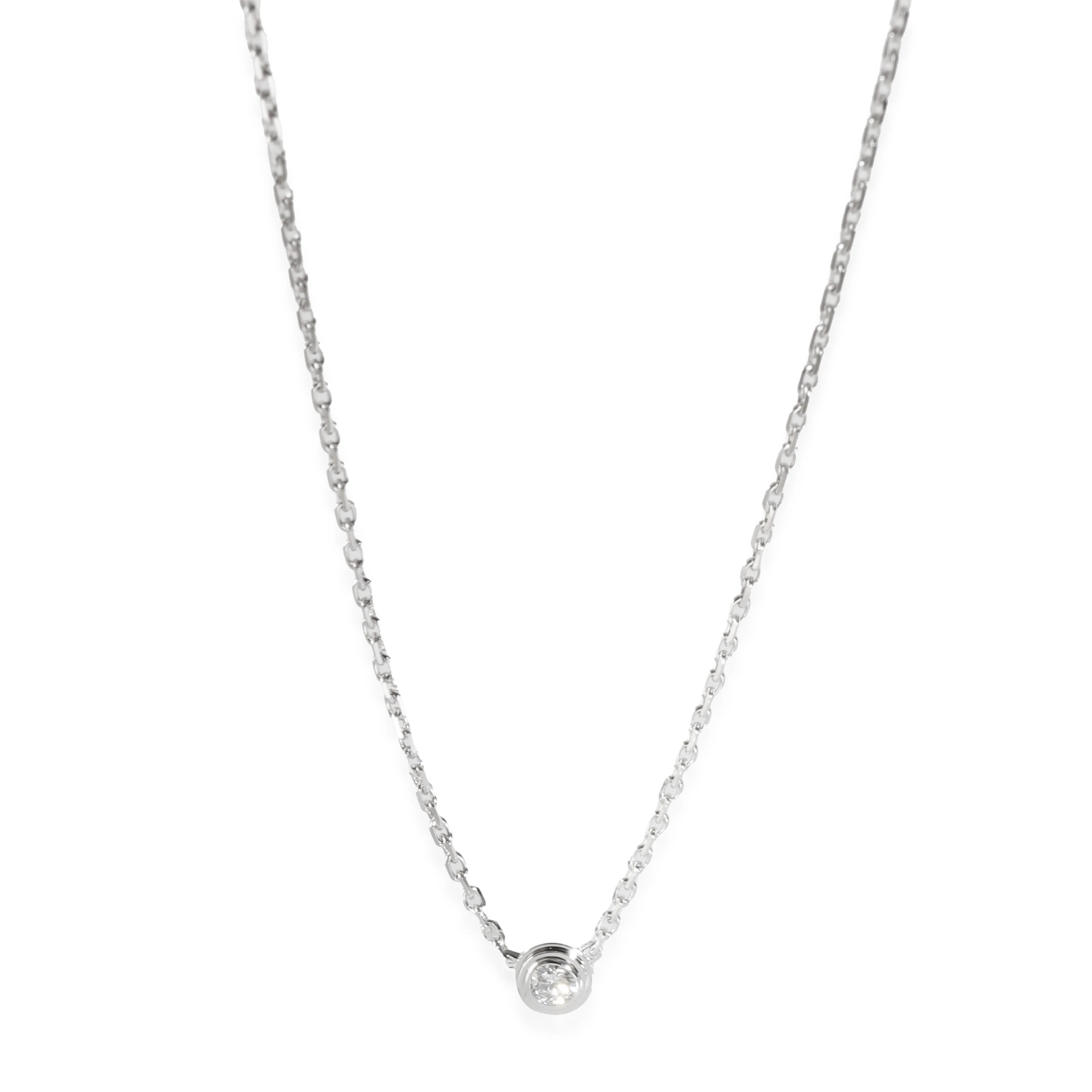 Damour Diamond Necklace (White Gold)
