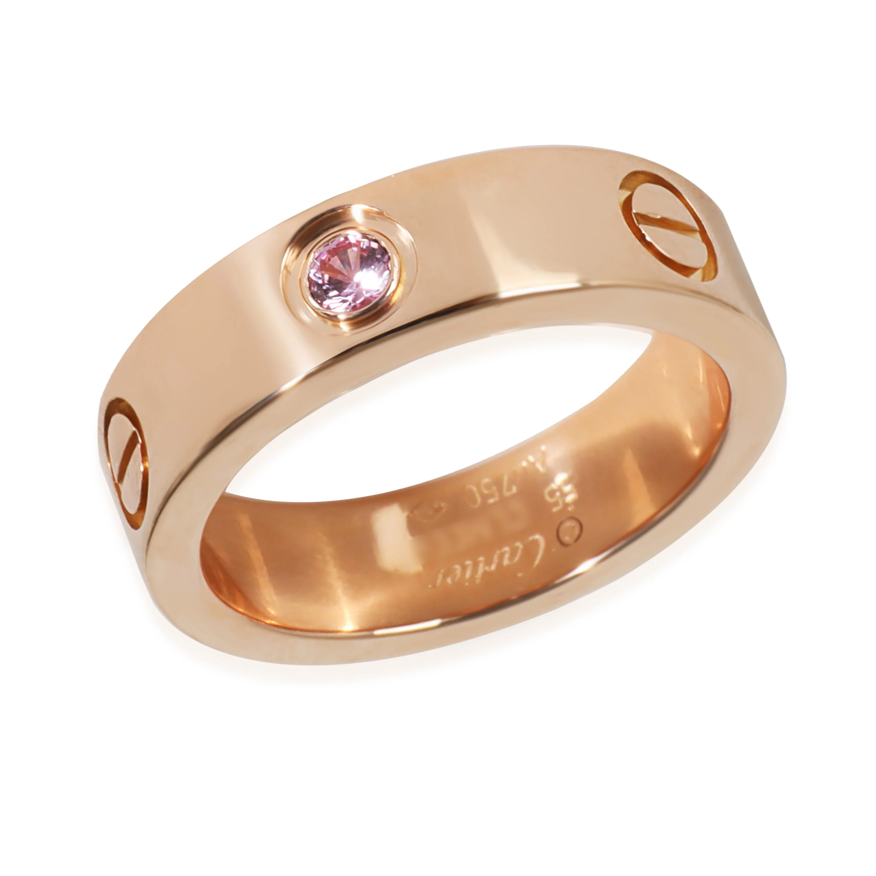 Love Ring, Pink Sapphire (Rose Gold) - Image 2