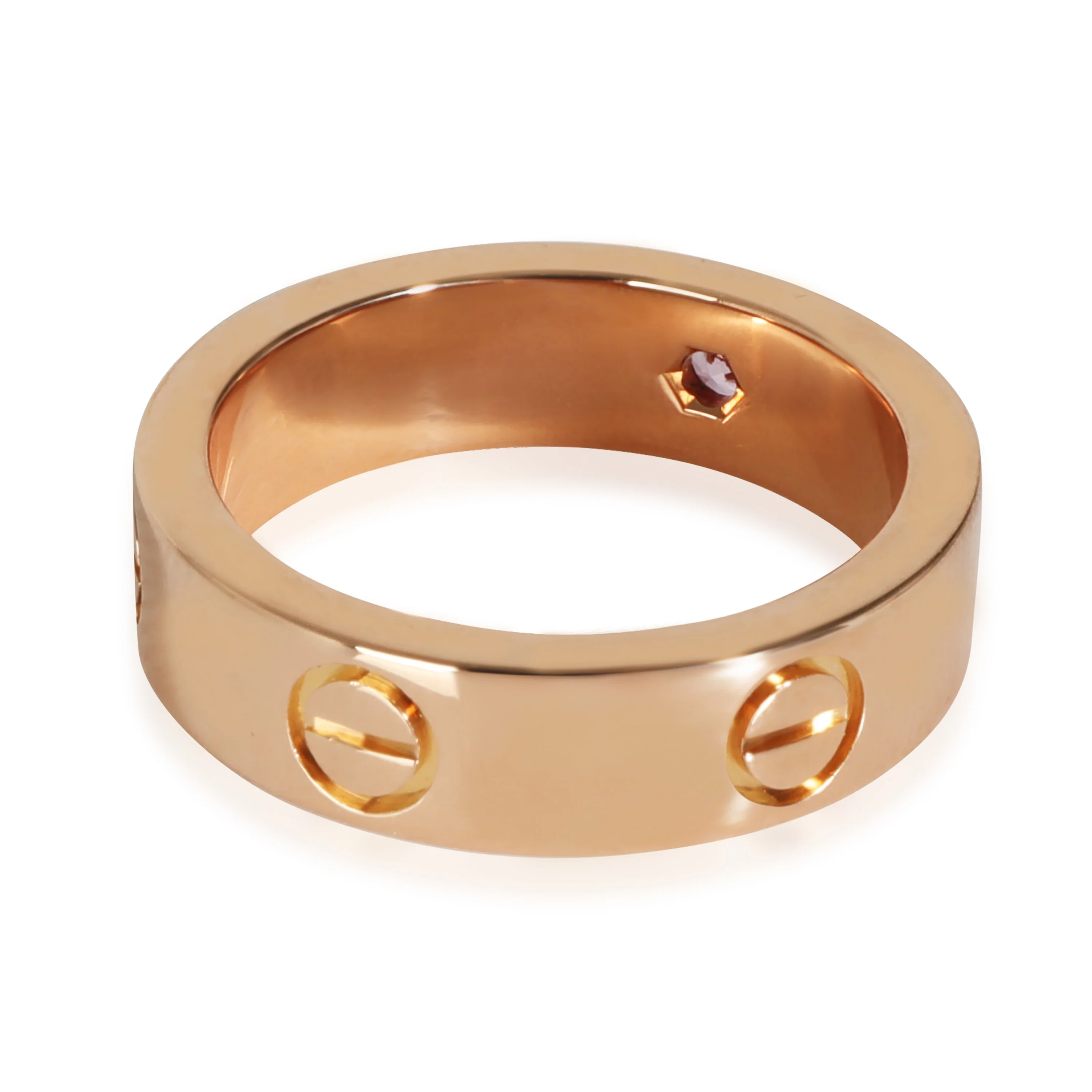 Love Ring, Pink Sapphire (Rose Gold) - Image 3