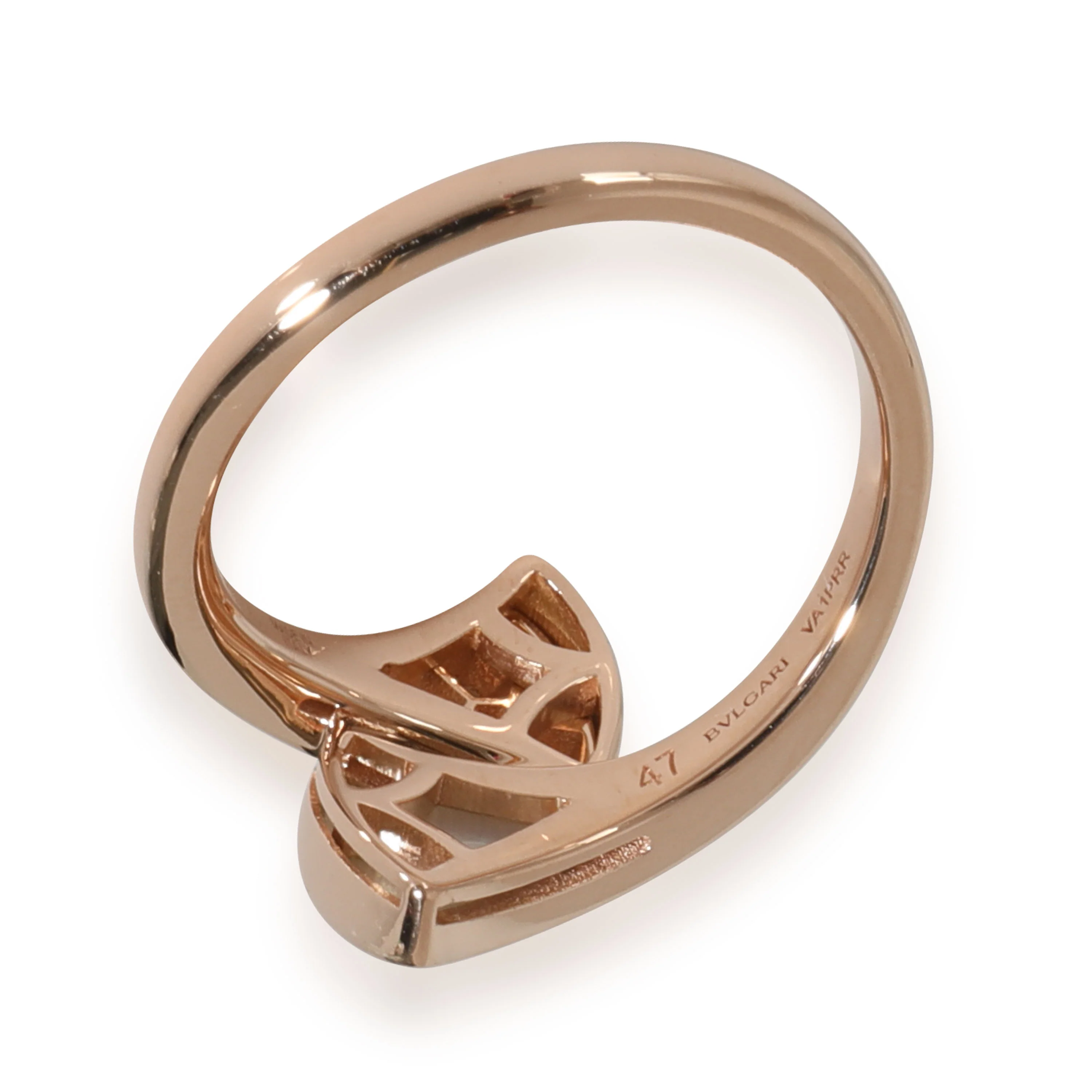 Divas Dream Mother Of Pearl Ring in 18k Yellow Gold 0.08 CTW - Image 3