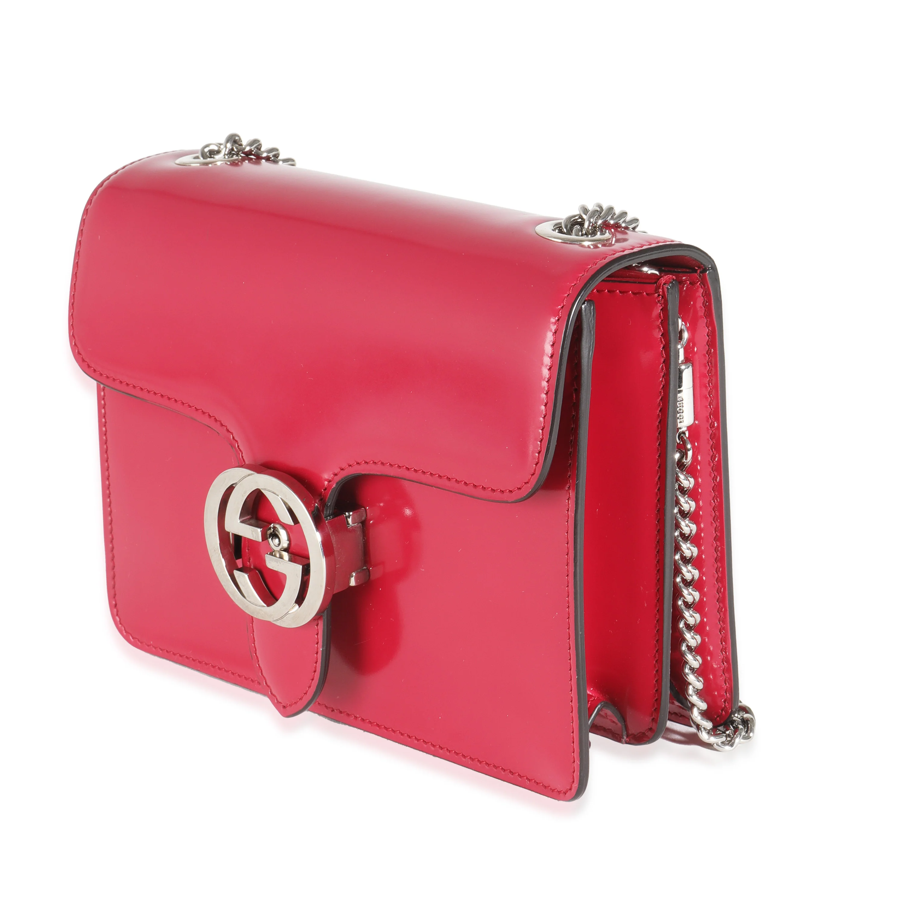 Pink Lux Calfskin Small Interlocking G Shoulder Bag - Image 2