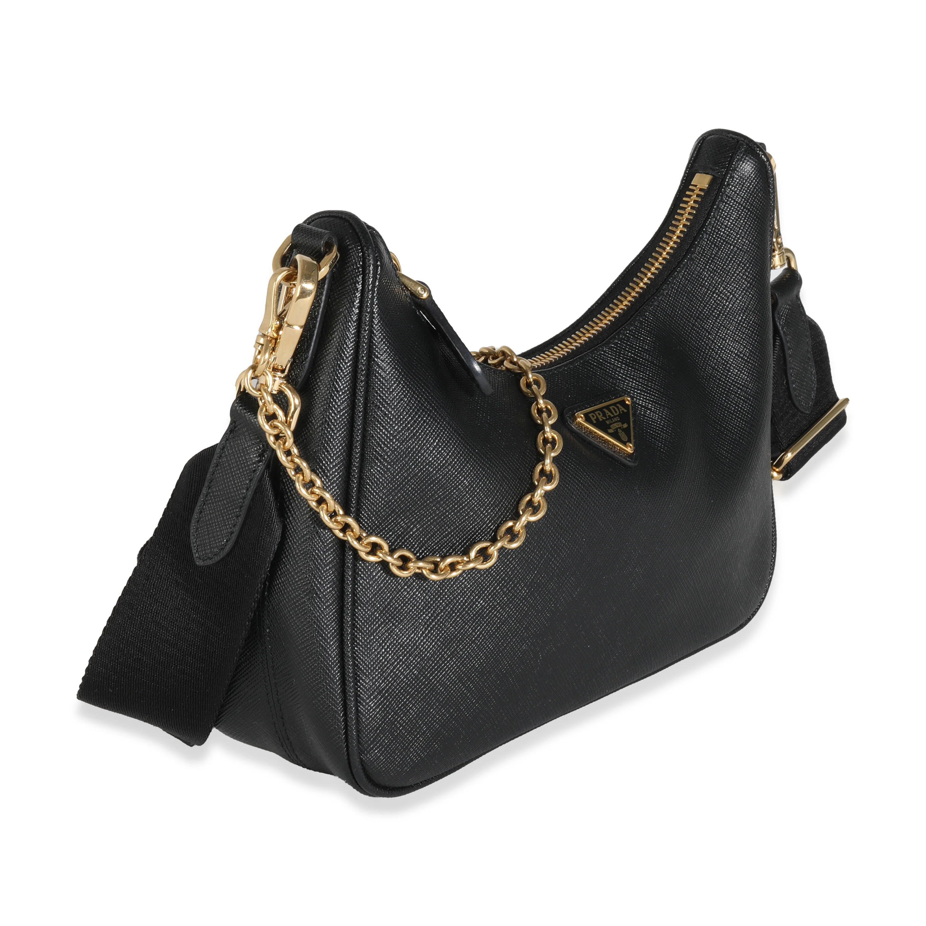 Black Saffiano Re-Edition 2005 Bag - Image 3