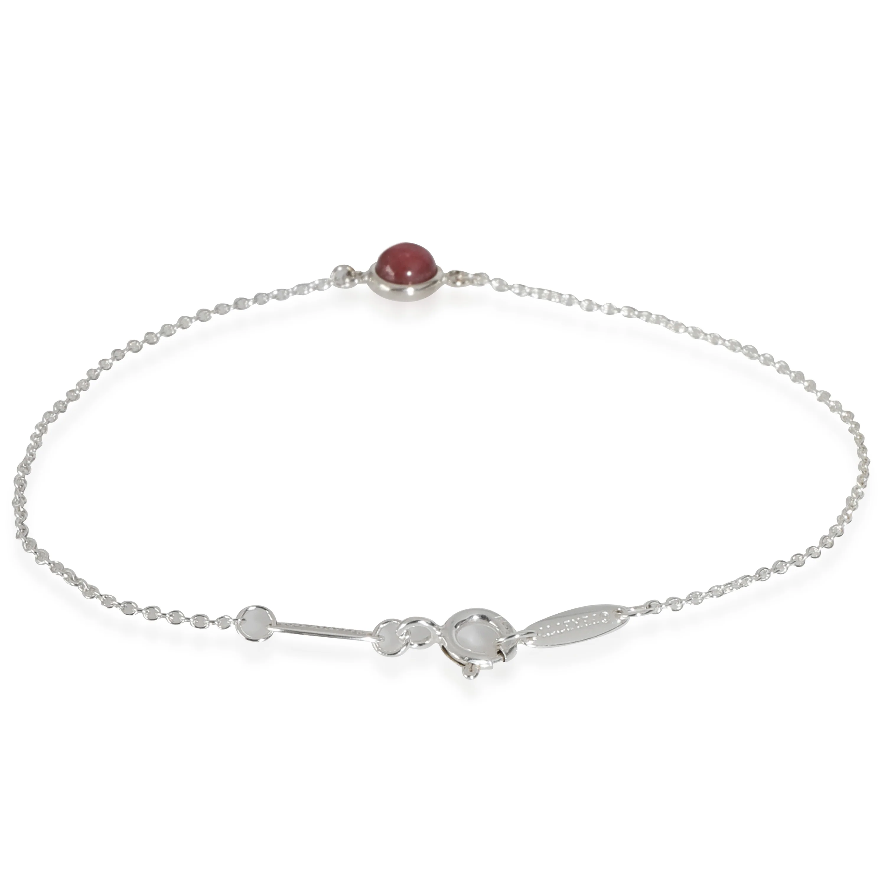 Elsa Peretti Color By The Yard Rhodonite Bracelet, Silver - Image 3