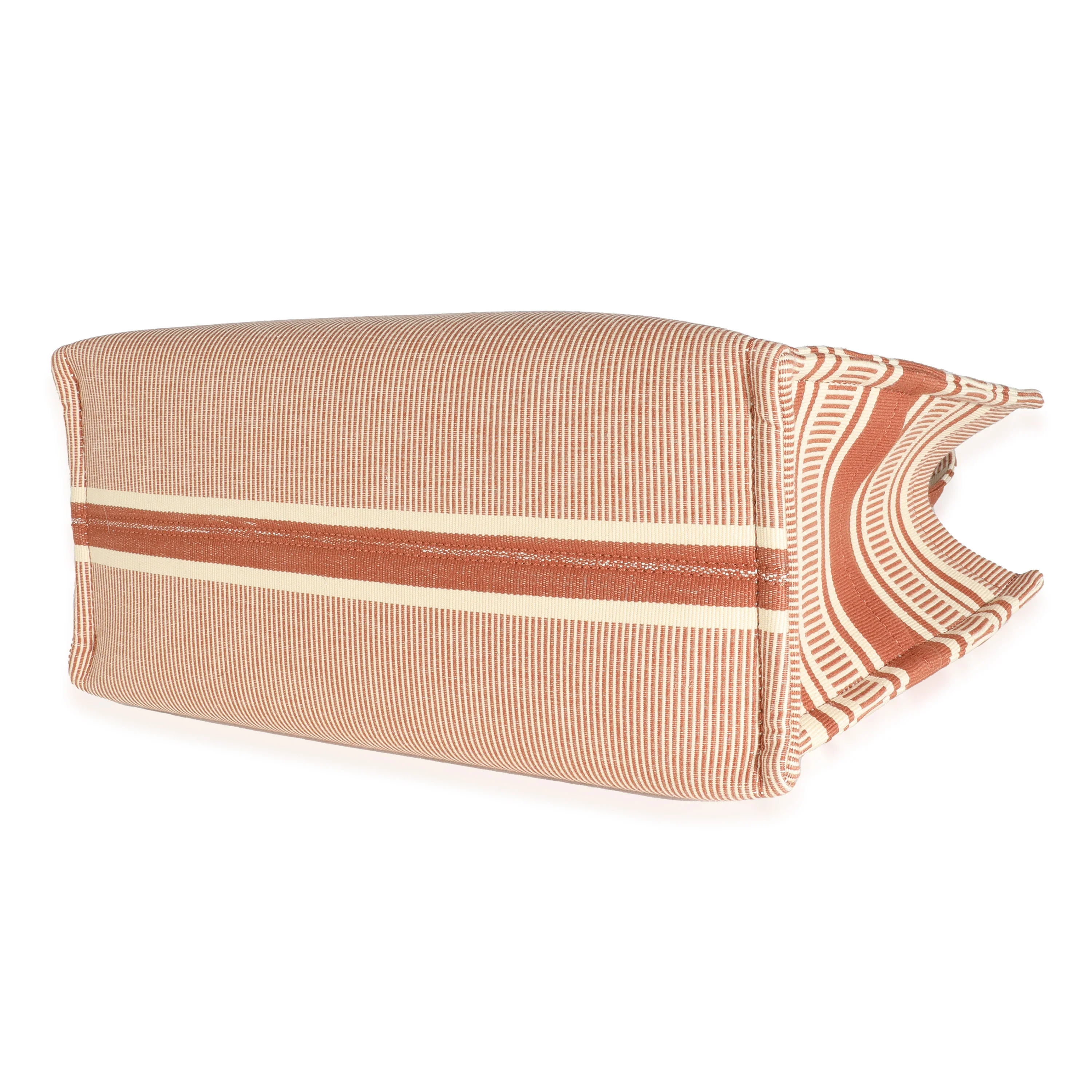 Sienna Striped Textile Large Cabas Thais - Image 7