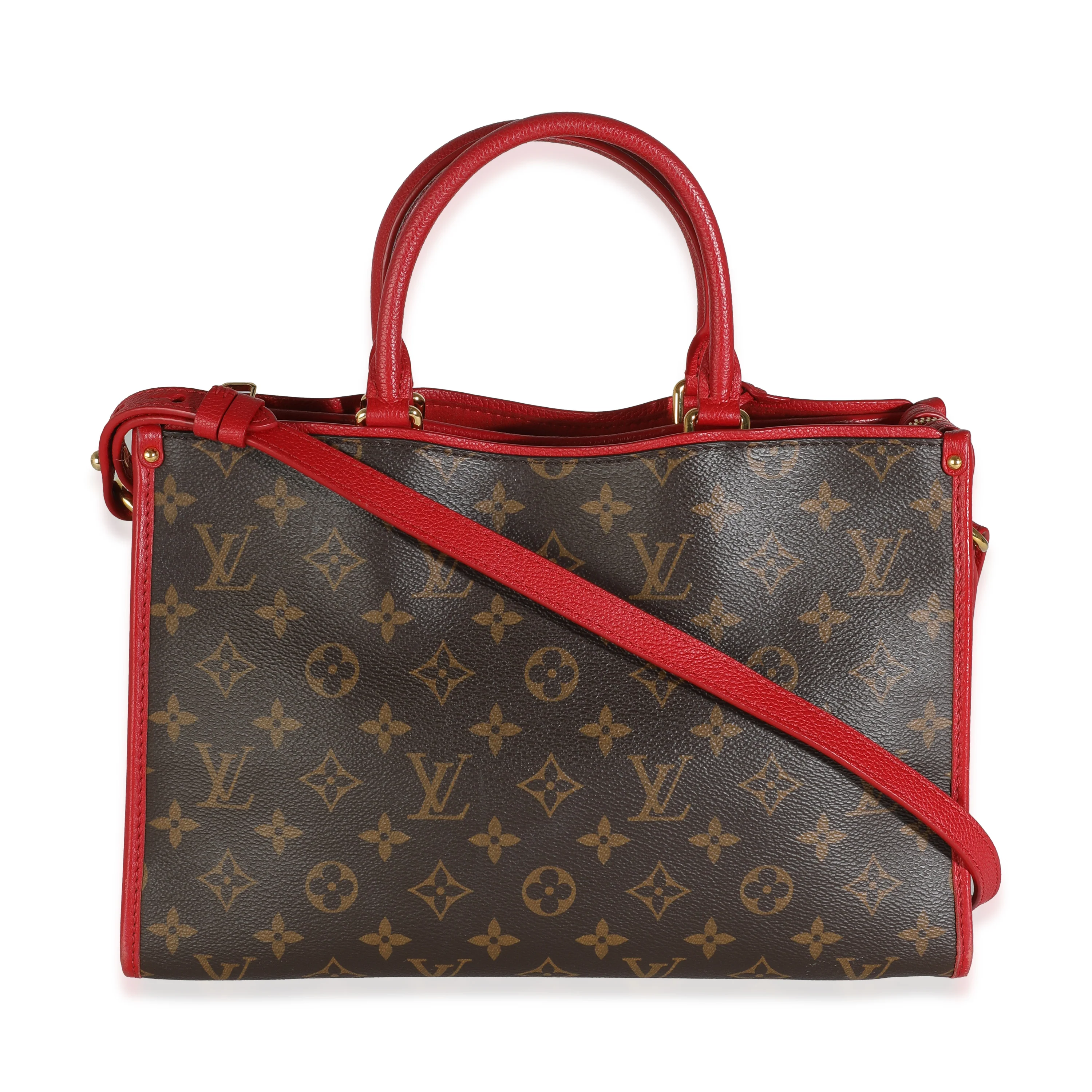 Cerise Monogram Canvas Popincourt PM - Image 4